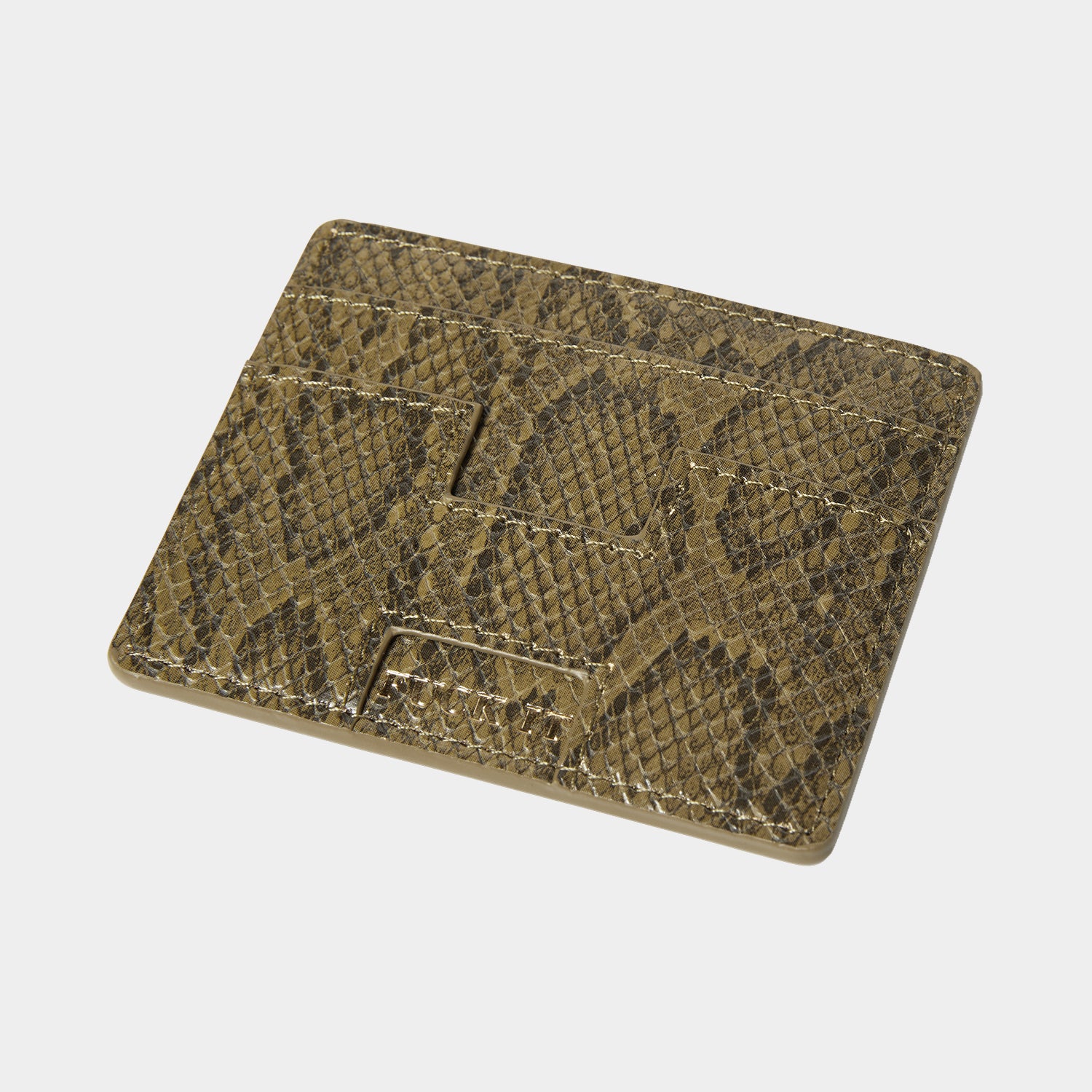 HUF (ハフ) Worldwide JP /OTHERS(その他アクセサリー)/ FUCK IT SNAKESKIN CARDHOLDER商品 / GREEN