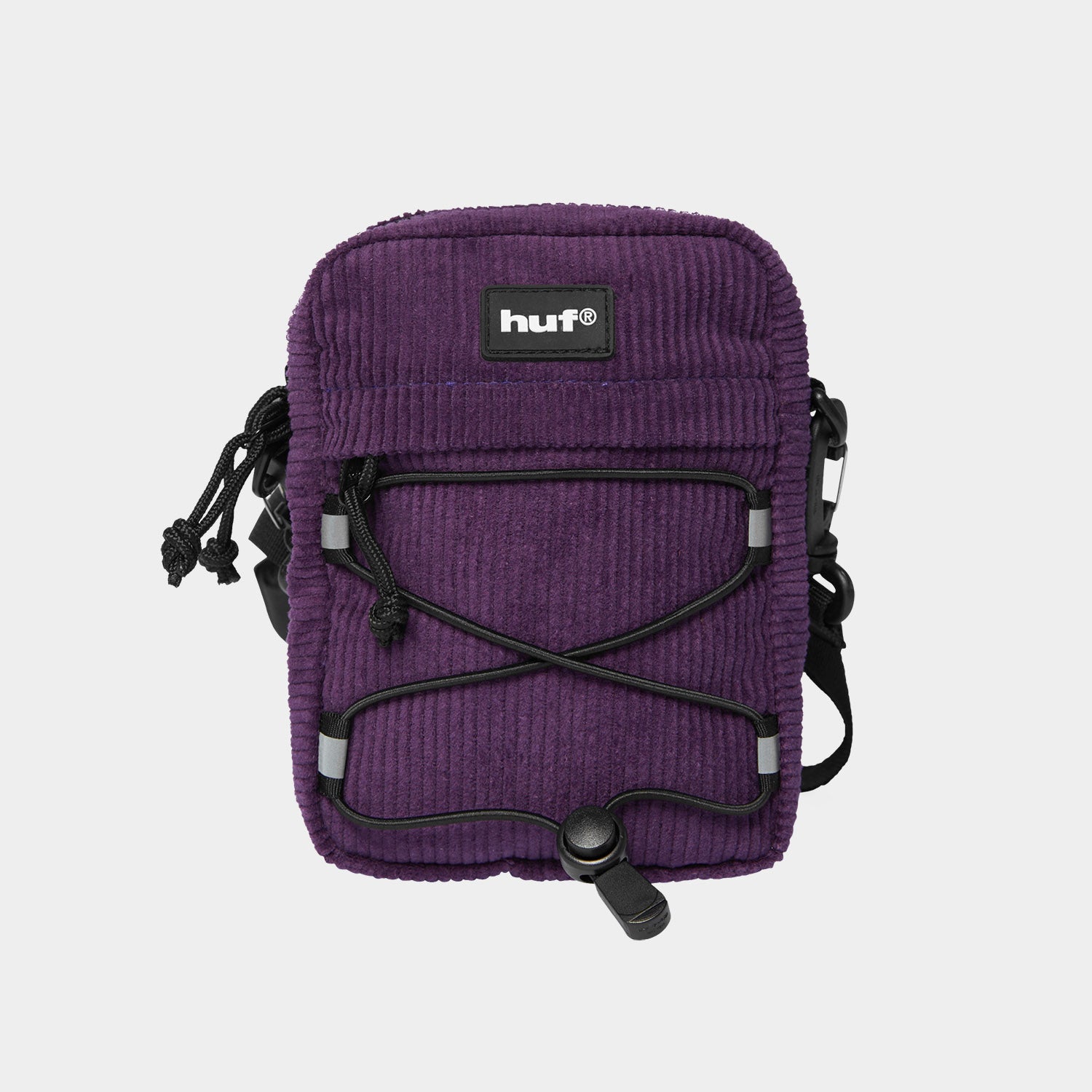 HUF (ハフ) Worldwide JP /BAGS(バッグ)/ CORDUROY BOWERY SIDE BAG商品 / DARK BERRY