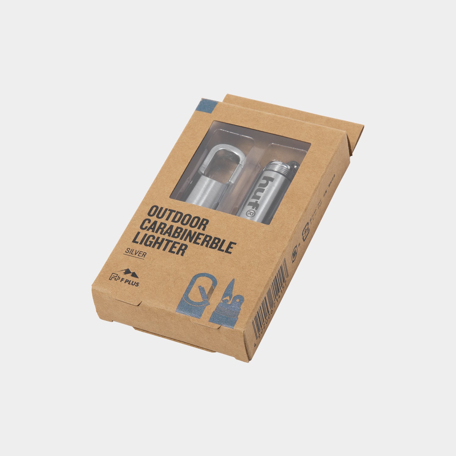 HUF (ハフ) Worldwide JP /OTHERS(その他アクセサリー)/ HUF eightynine LIGHTER CARABINER商品 / SILVER