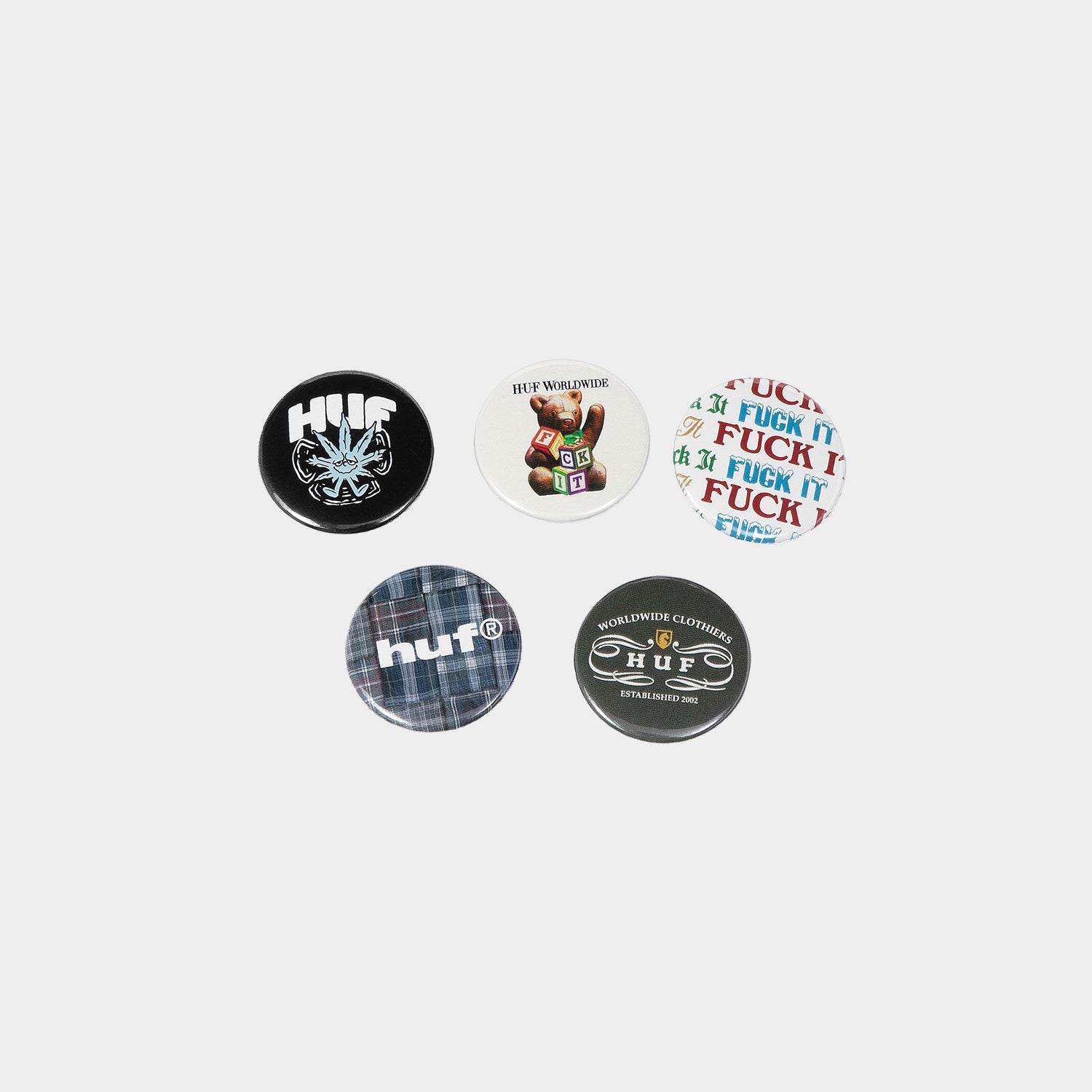 HUF (ハフ) Worldwide JP /OTHERS(その他アクセサリー)/ PIN BADGE SET商品 / MULTI