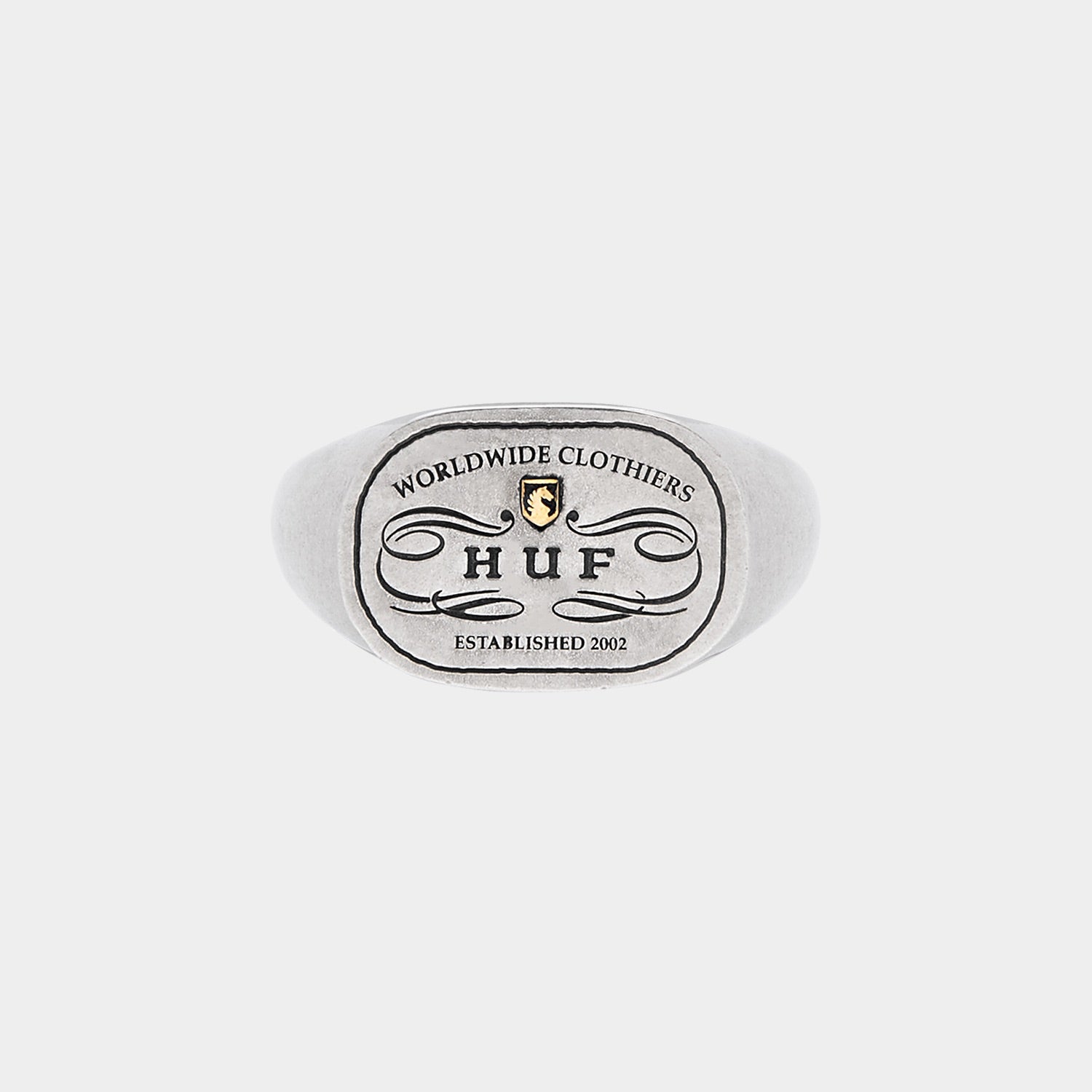 HUF (ハフ) Worldwide JP /JEWELRY(ジュエリー)/ WORLDWIDE CLOTHIERS SIGNET RING商品 / SILVER