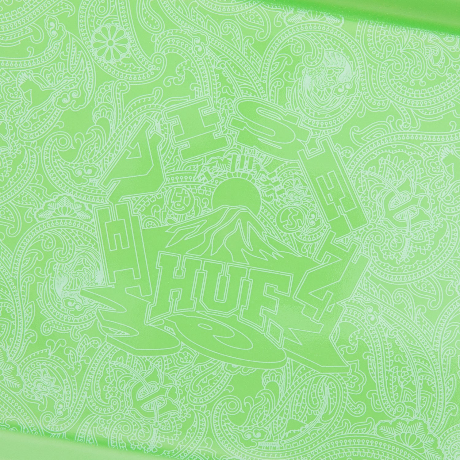 HUF (ハフ) Worldwide JP /OTHERS(その他アクセサリー)/ HUF X EVISEN HUFUJI PAISLEY PLATE商品 / GREEN