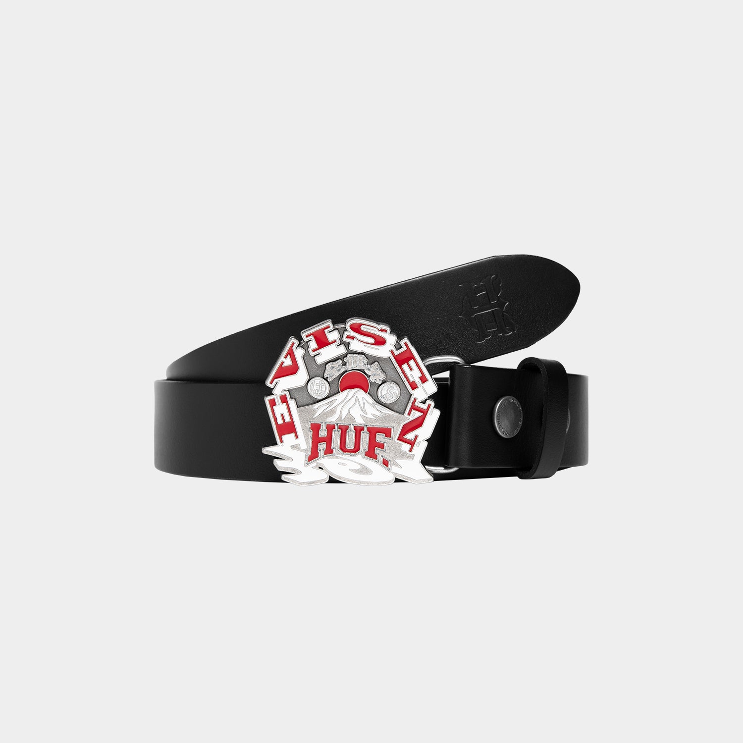 HUF (ハフ) Worldwide JP /OTHERS(その他アクセサリー)/ HUF X EVISEN HUFUJI BUCKLE BELT商品 / BLACK