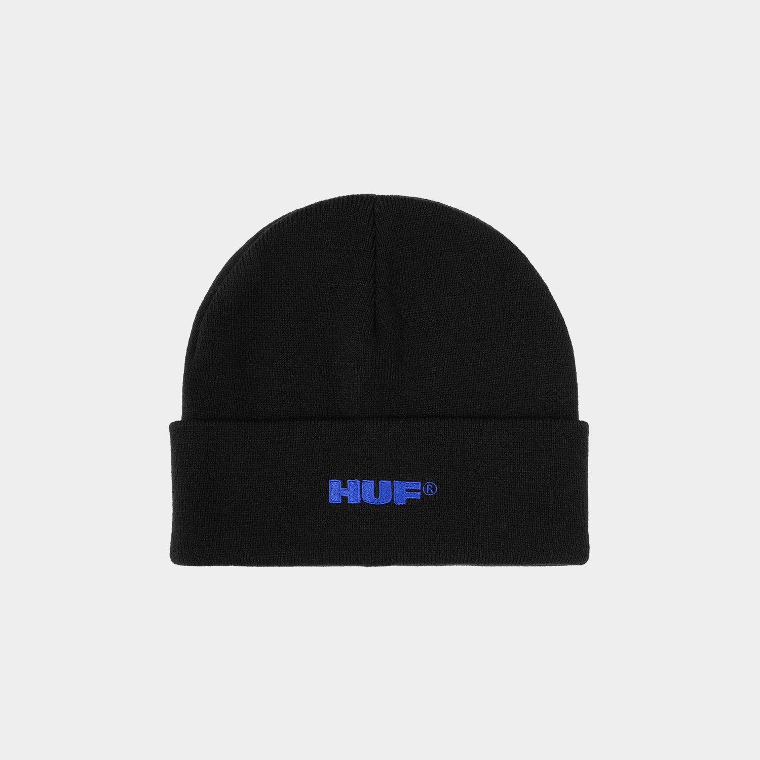 HUF (ハフ) Worldwide JP /HATS & BEANIES(ハット&ビーニー)/ ALL CAPS CUFF BEANIE商品 / BLACK