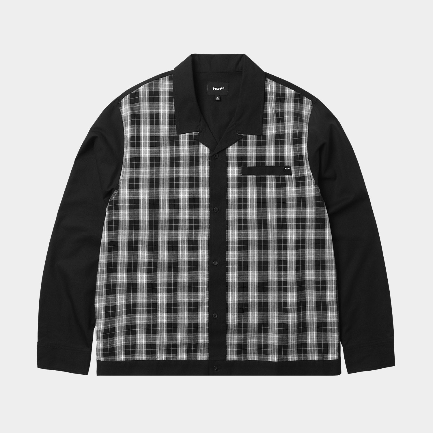 HUF (ハフ) Worldwide JP /TOPS & SHIRTS(トップス&シャツ)/ COOLIDGE PLAID LS SHIRT商品 / BLACK