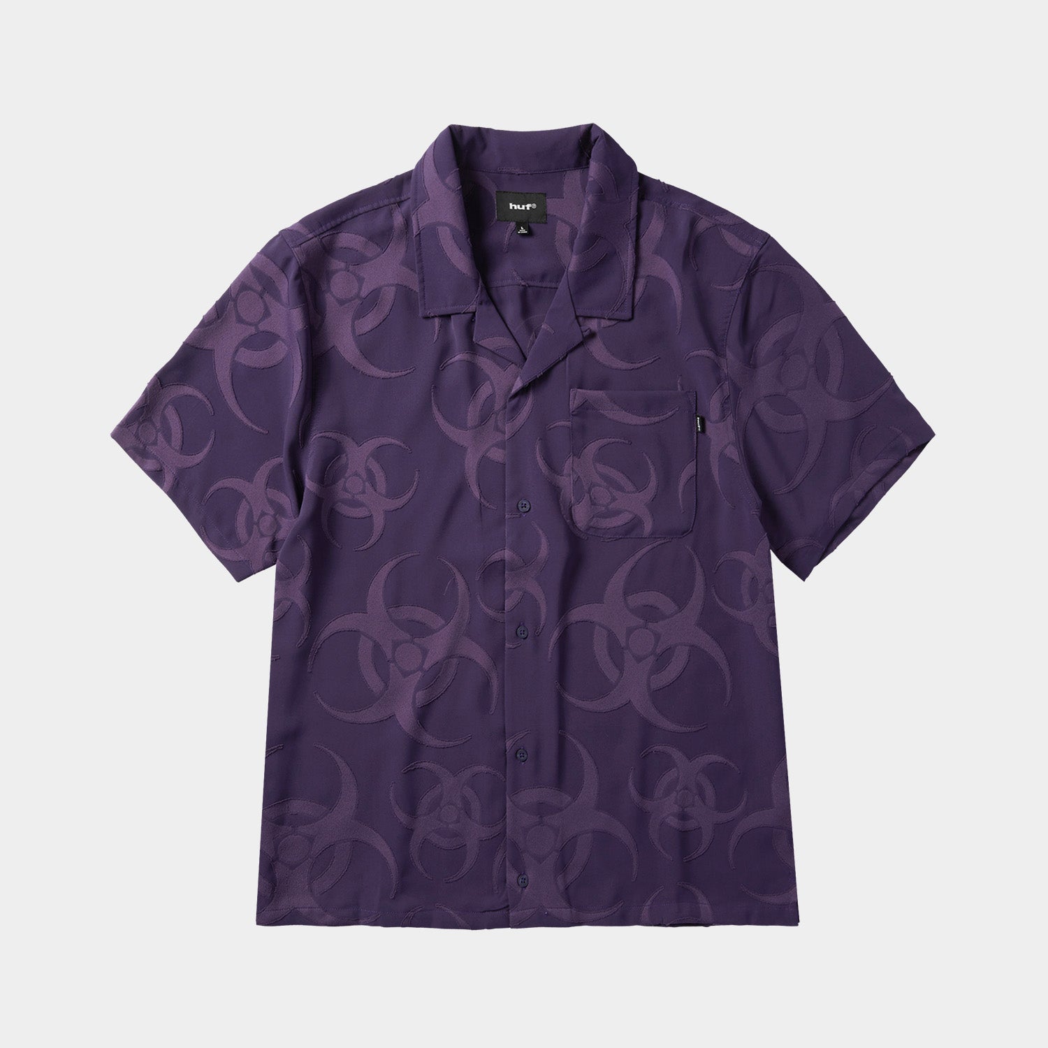 HUF (ハフ) Worldwide JP /TOPS & SHIRTS(トップス&シャツ)/ SECTOR JACQUARD SHIRT商品 / DARK BERRY