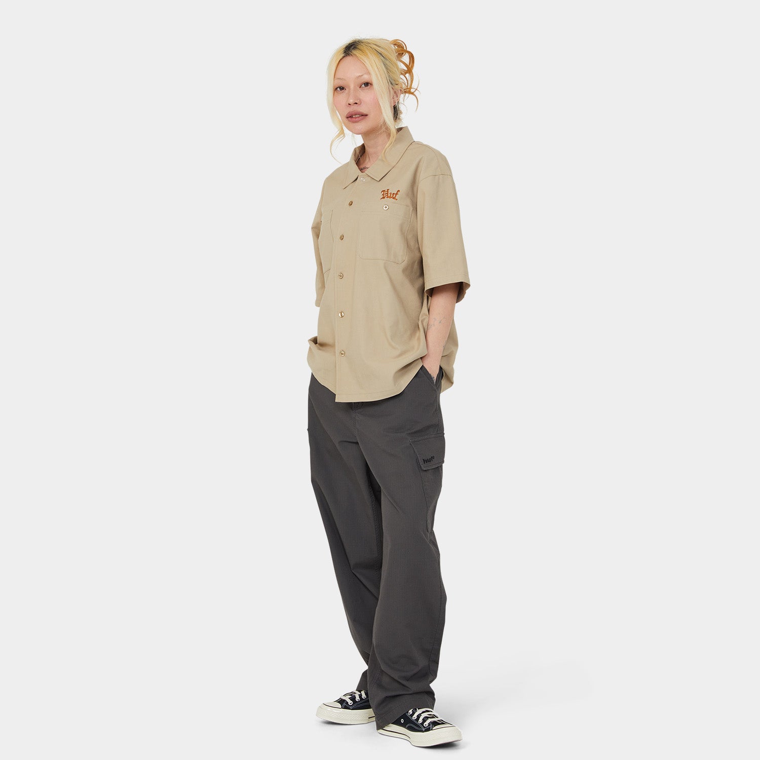 HUF (ハフ) Worldwide JP /TOPS & SHIRTS(トップス&シャツ)/ FANTASIES WORK SHIRT商品 / MARINE