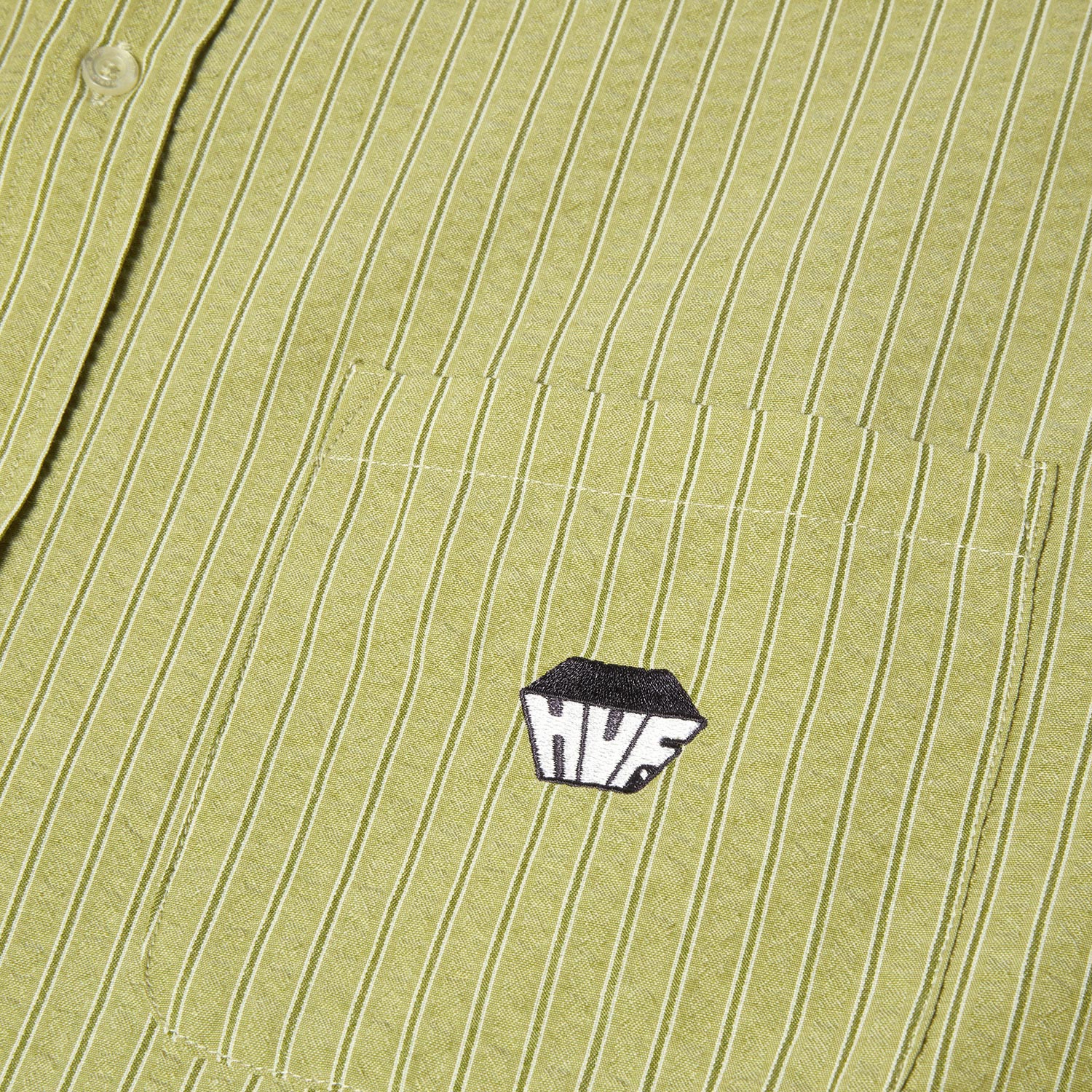HUF (ハフ) Worldwide JP /TOPS & SHIRTS(トップス&シャツ)/ BIG BLOCK STRIPED SHIRT商品 / DRIED HERB