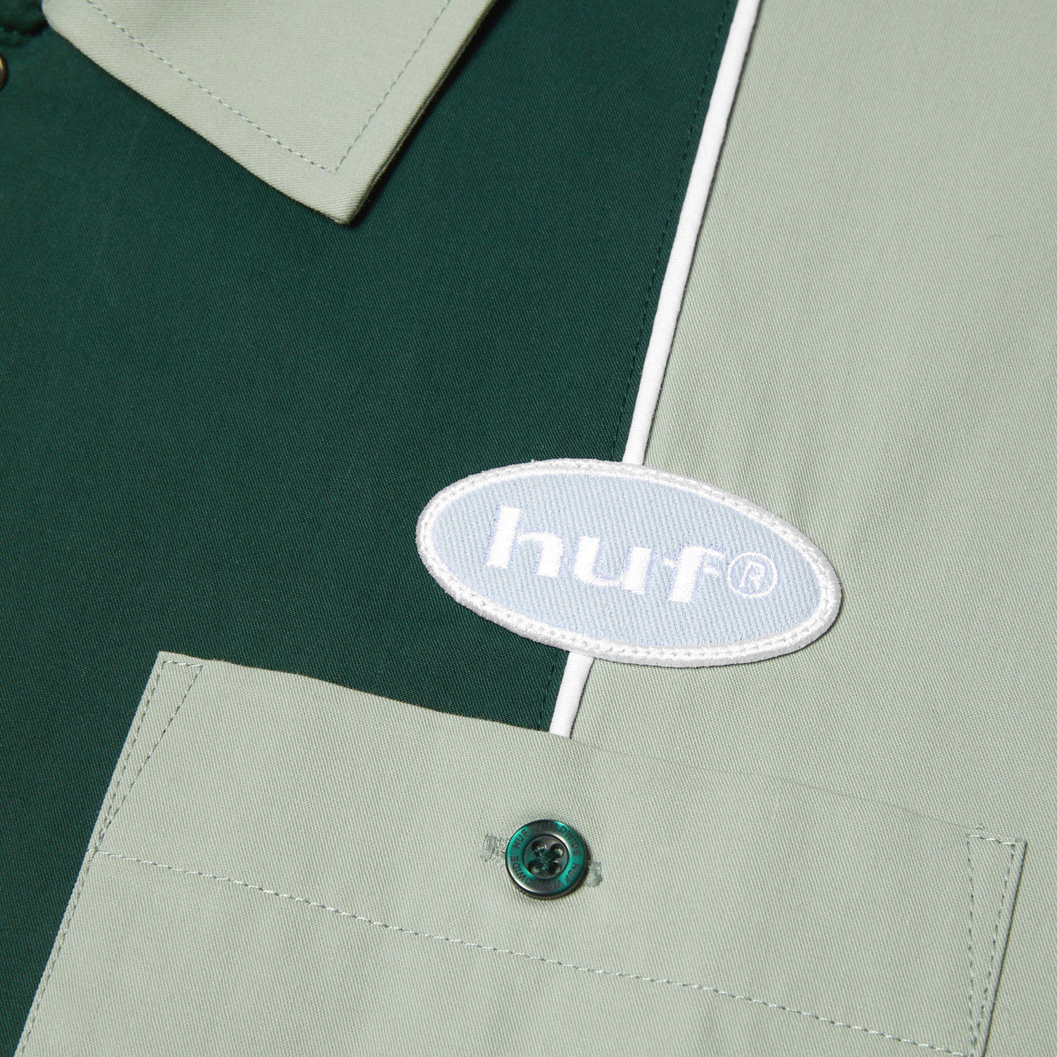 HUF (ハフ) Worldwide JP /TOPS & SHIRTS(トップス&シャツ)/ URETHANE WORK SHIRT商品 / BLACK
