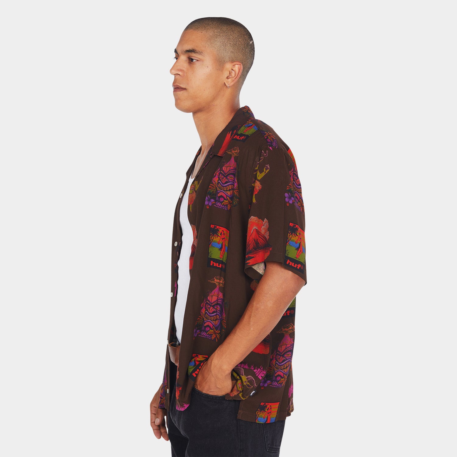 HUF (ハフ) Worldwide JP /TOPS & SHIRTS(トップス&シャツ)/ HUF X THRASHER HAWAIIAN SHIRT商品 / MULTI