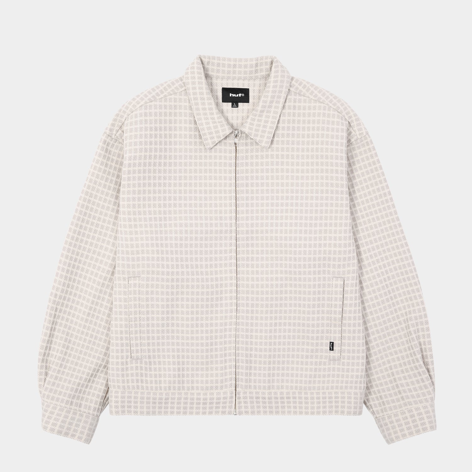 HUF (ハフ) Worldwide JP /TOPS & SHIRTS(トップス&シャツ)/ WAFFLE WEAVING ZIP LS SHIRT商品 / DESERT