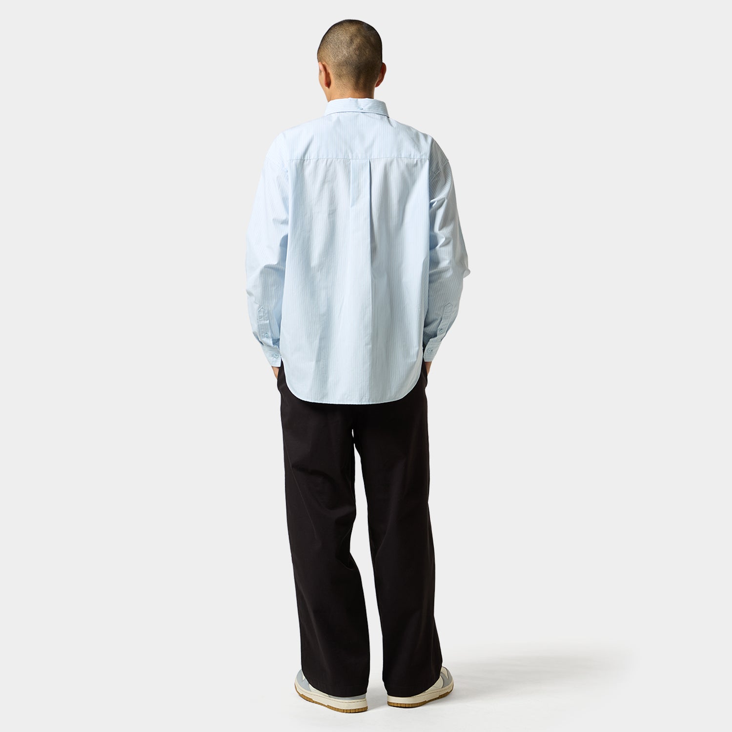 HUF (ハフ) Worldwide JP /TOPS & SHIRTS(トップス&シャツ)/ MEGABLAST STRIPE LS SHIRT商品 / BLUE STRIPE