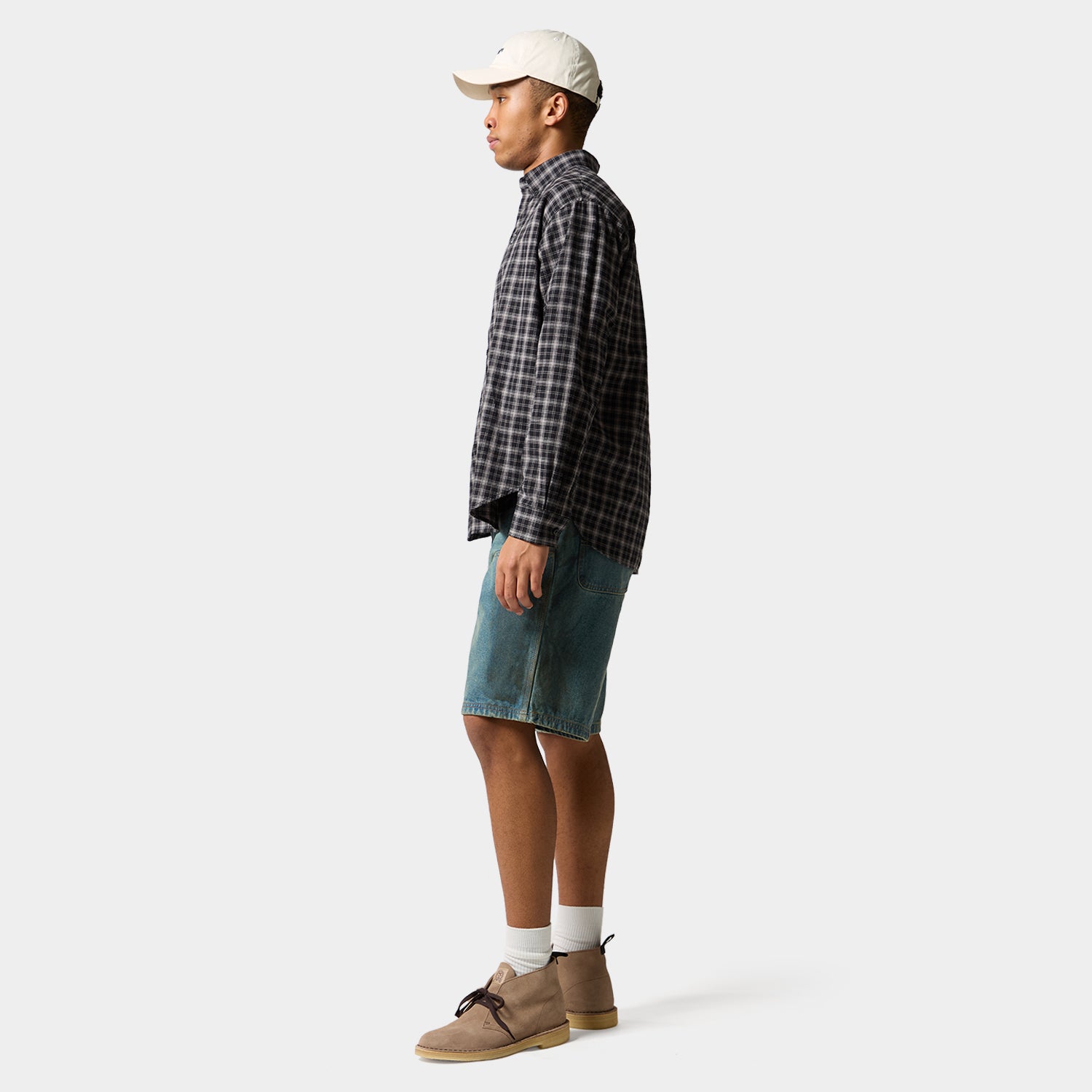 HUF (ハフ) Worldwide JP /TOPS & SHIRTS(トップス&シャツ)/ MEGABLAST PLAID LS SHIRT商品 / BLACK