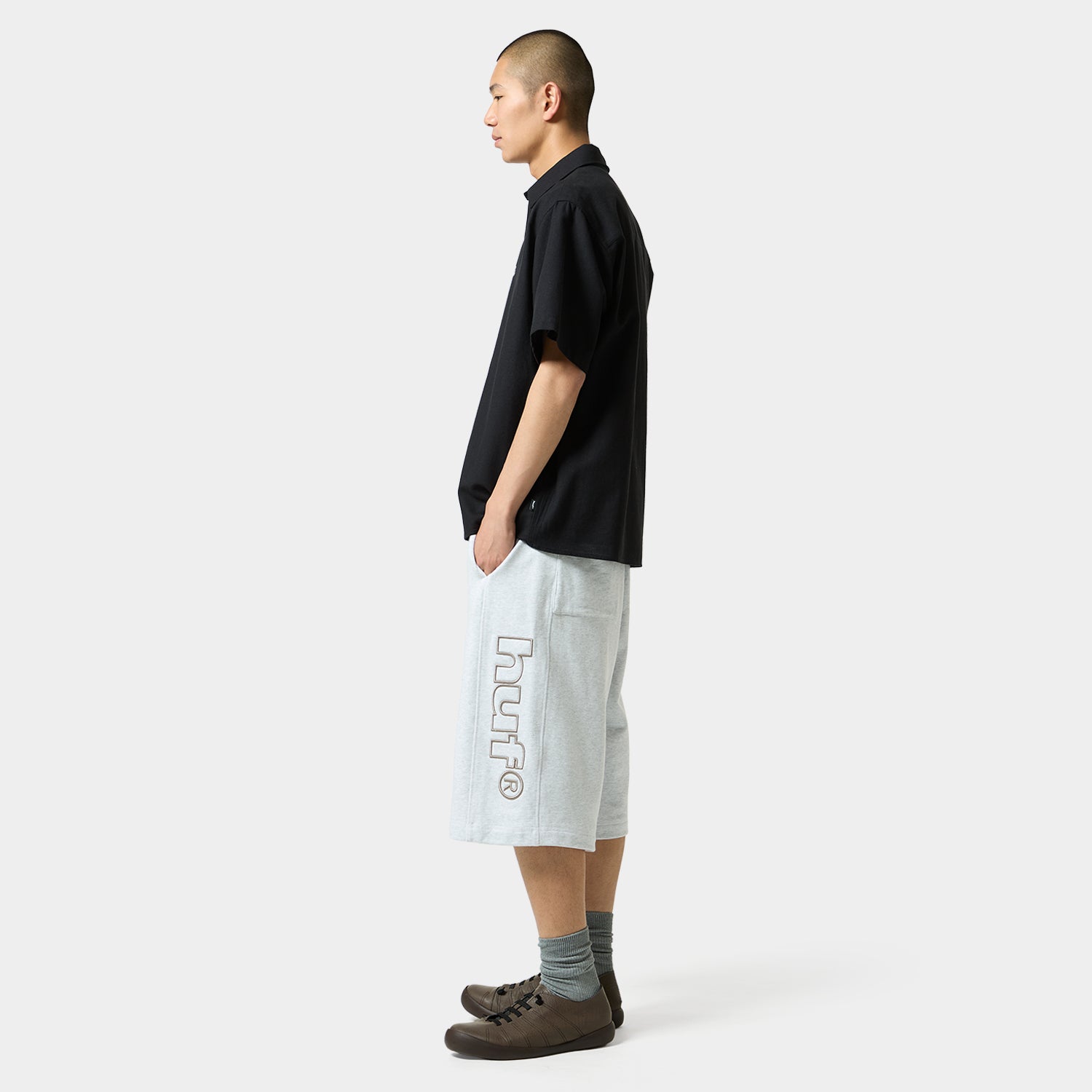 HUF (ハフ) Worldwide JP /TOPS & SHIRTS(トップス&シャツ)/ MEGABLAST SHIRT商品 / BLACK