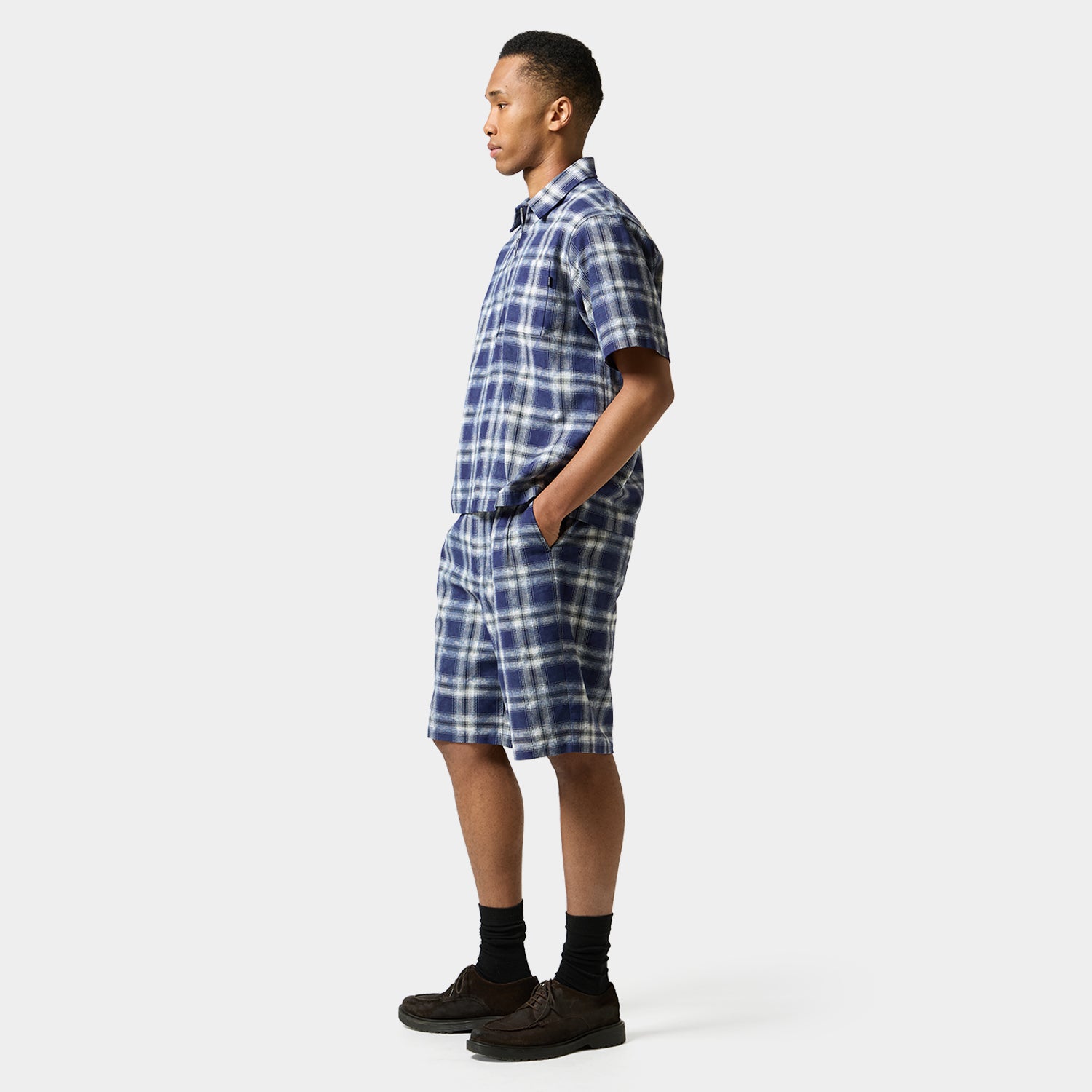 HUF (ハフ) Worldwide JP /TOPS & SHIRTS(トップス&シャツ)/ MISTY PLAID SHIRT商品 / BEIGE