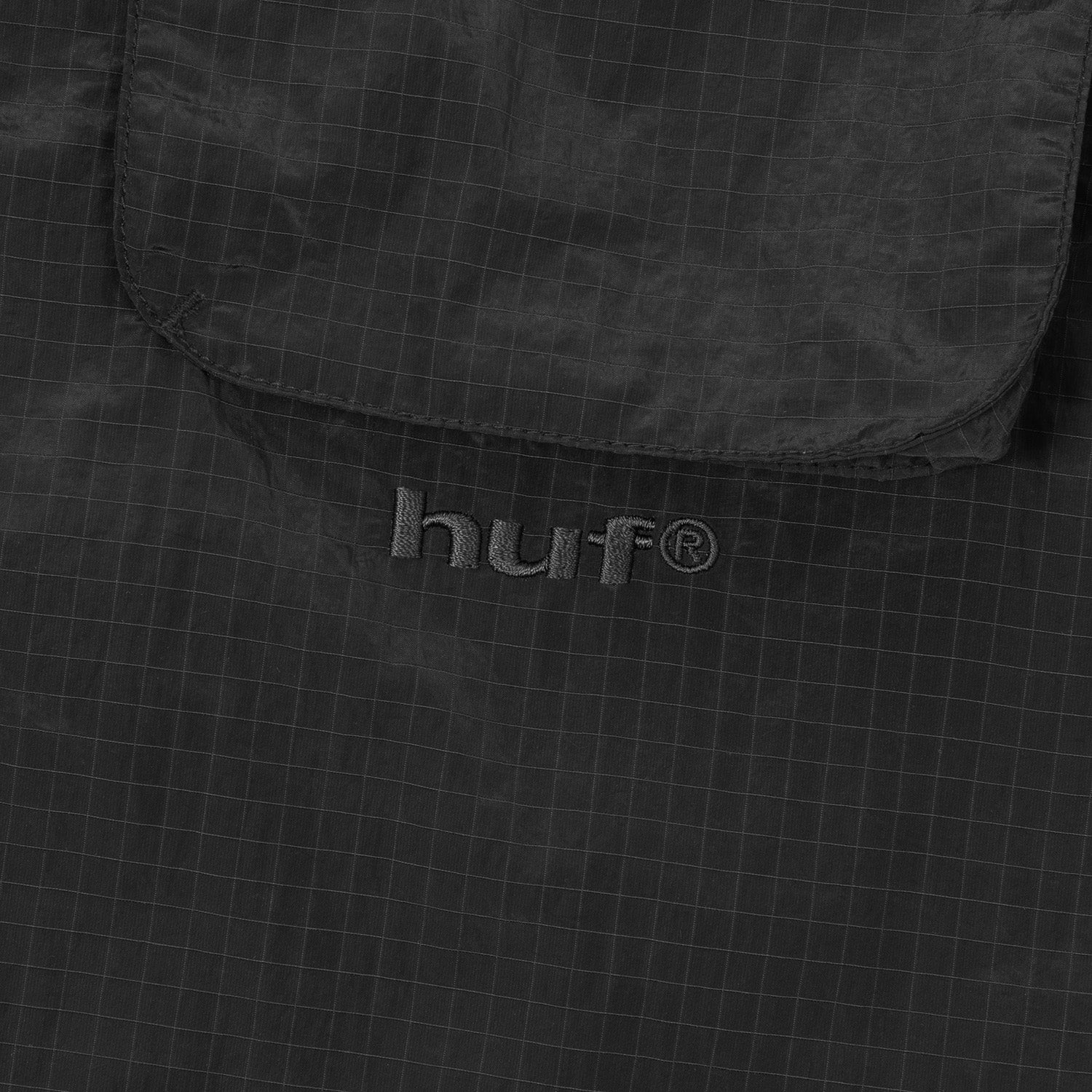 HUF (ハフ) Worldwide JP /TOPS & SHIRTS(トップス&シャツ)/ UTILITY NYLON SHEER SHIRT商品 / BLACK