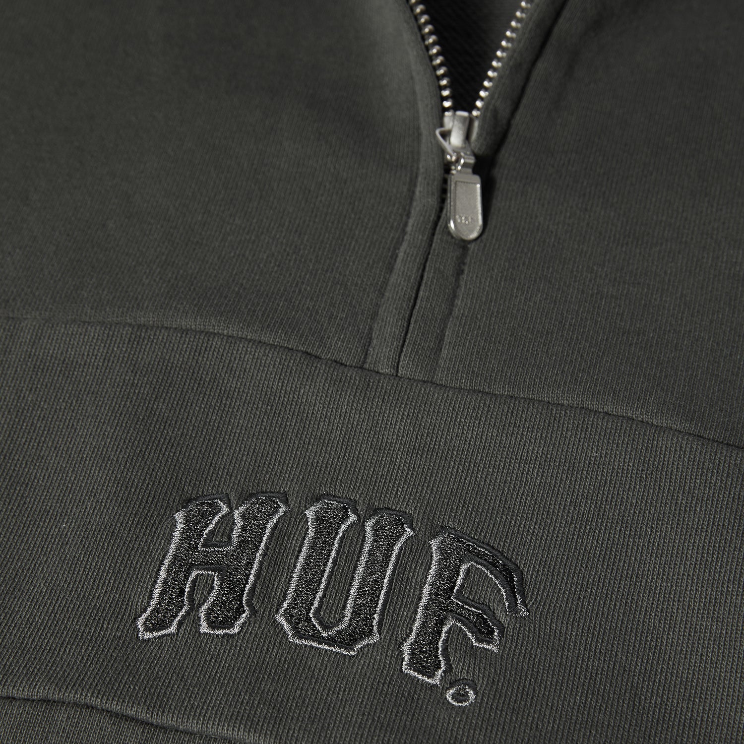 HUF (ハフ) Worldwide JP /SWEATSHIRTS(スウェットシャツ)/ ARCH ENZYME 1/4 ZIP FLEECE商品 / VINTAGE BLACK