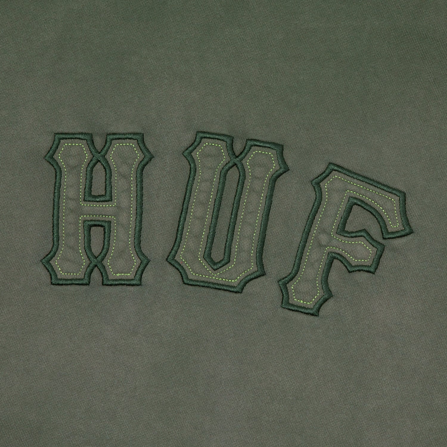 HUF (ハフ) Worldwide JP /HOODIES(パーカー)/ ARCH WIDE FULL ZIP HOODIE商品 / BLACK