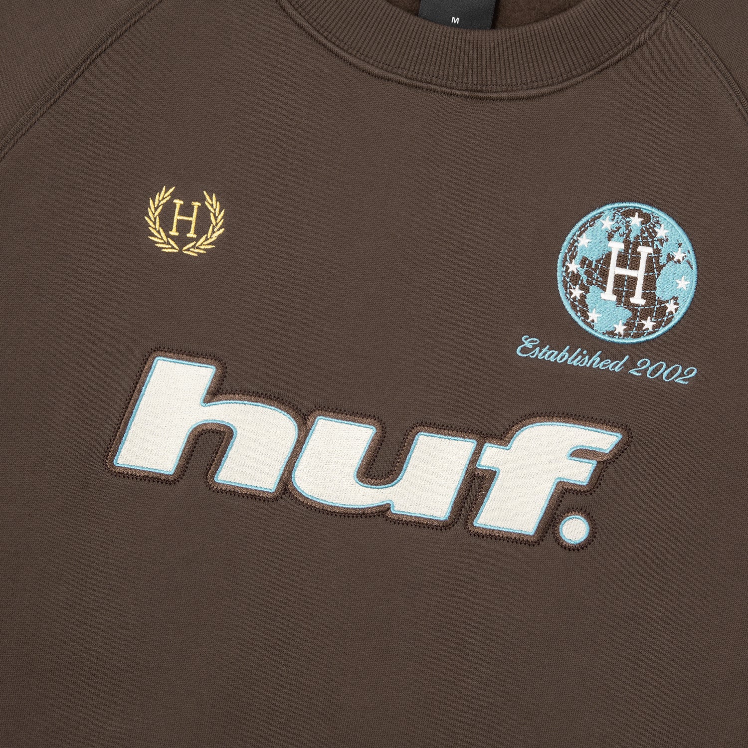 HUF (ハフ) Worldwide JP /SWEATSHIRTS(スウェットシャツ)/ LUX DRAWCORD CREW商品 / BLACK