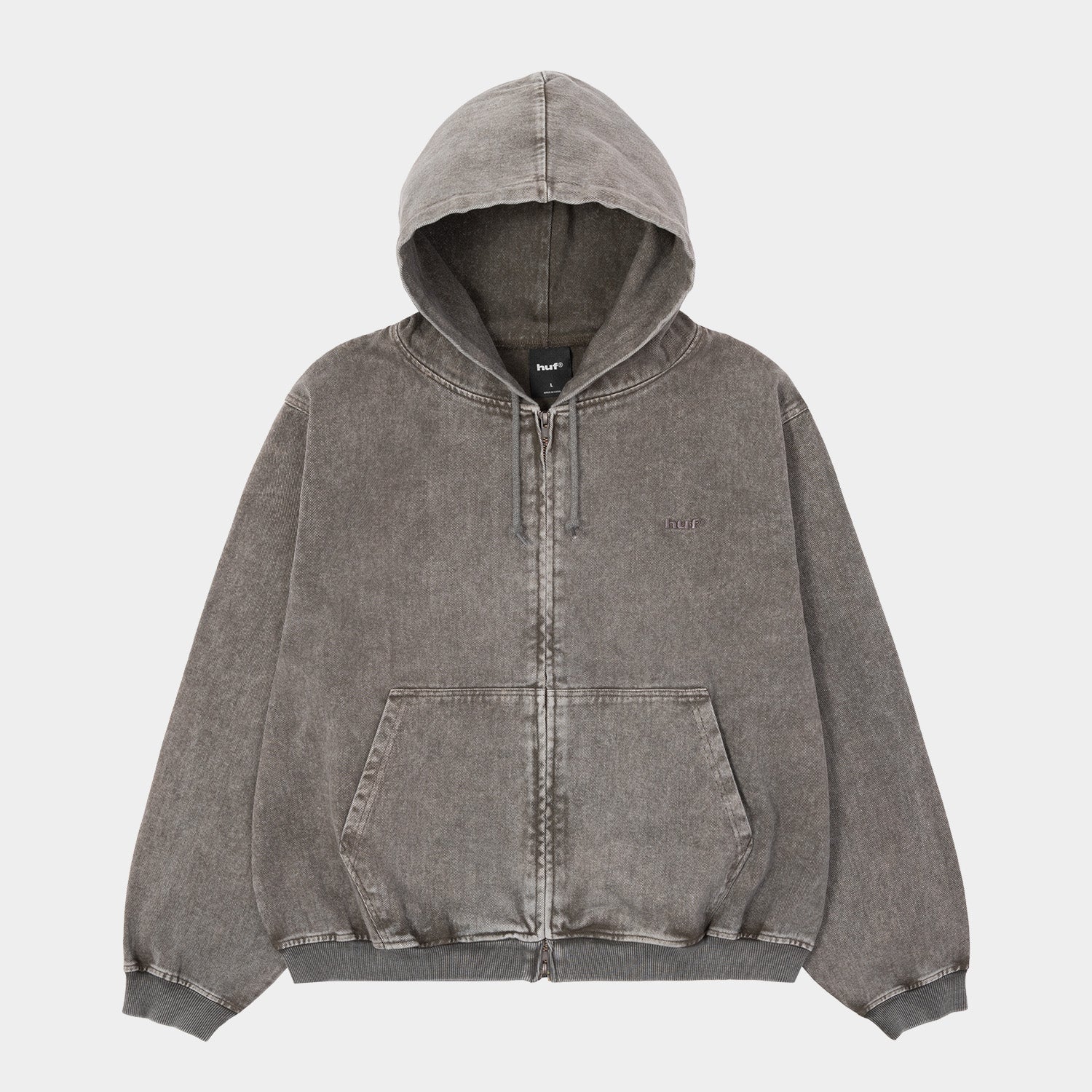 HUF (ハフ) Worldwide JP /HOODIES(パーカー)/ HUF eightynine WASHED FULL ZIP HOODIE商品 / PURPLE