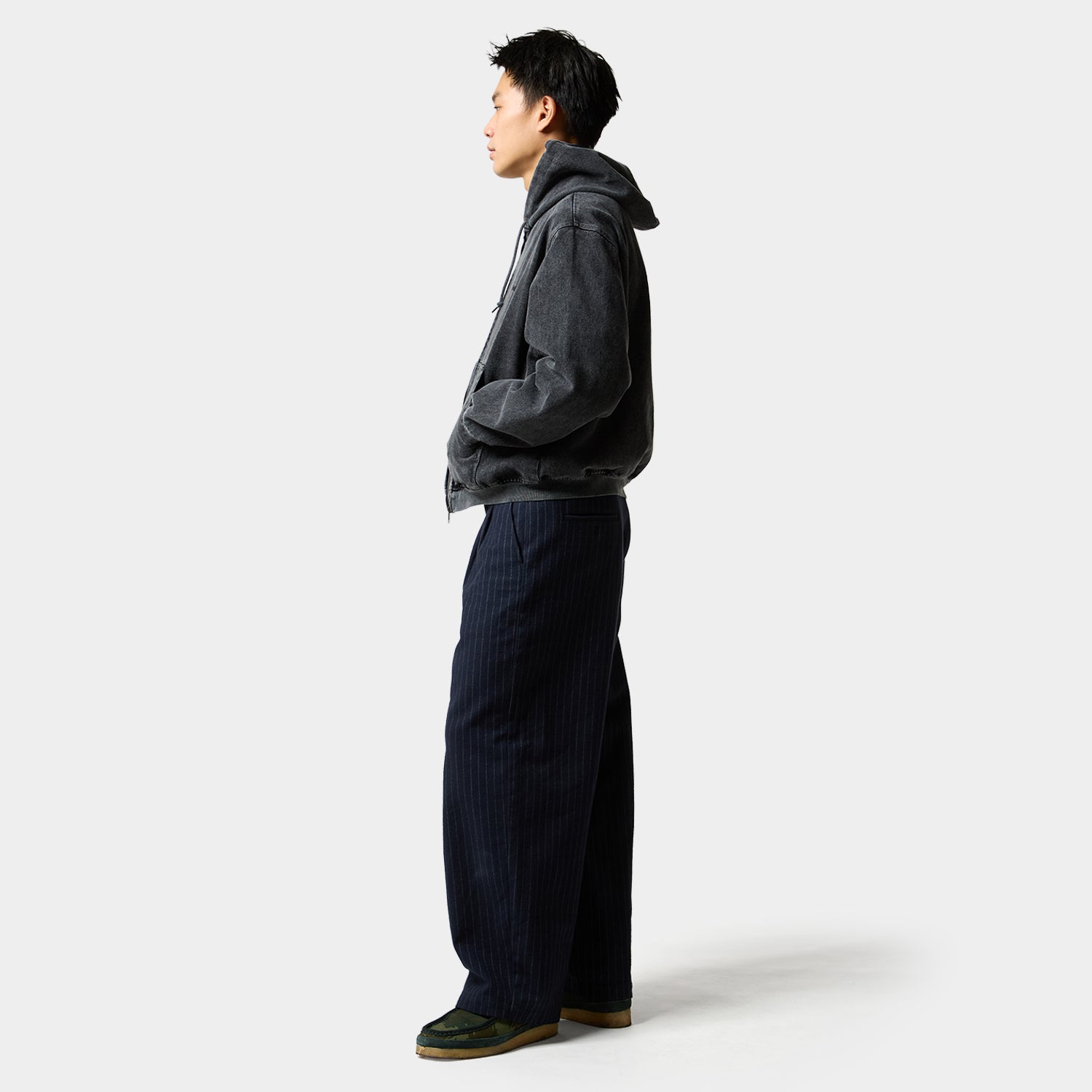HUF (ハフ) Worldwide JP /HOODIES(パーカー)/ HUF eightynine WASHED FULL ZIP HOODIE商品 / PURPLE