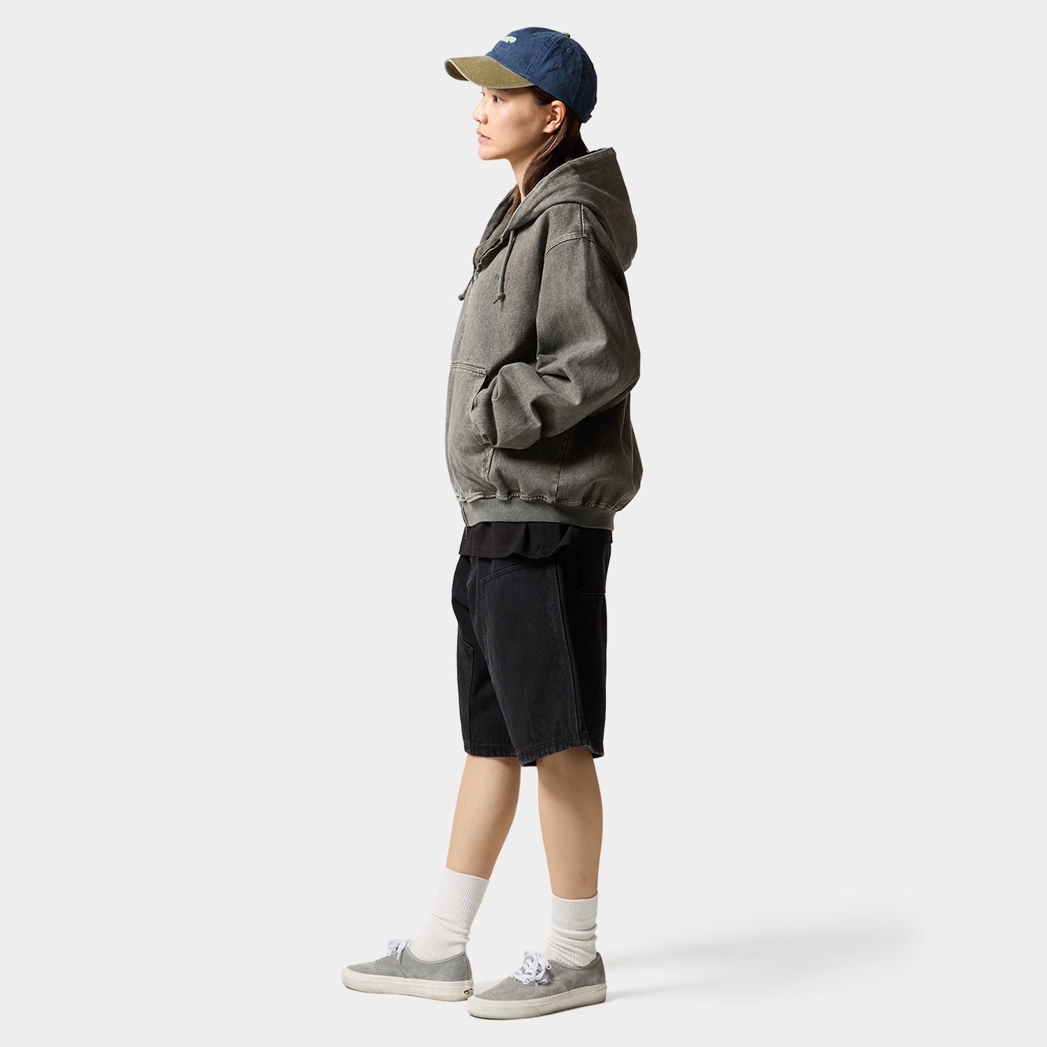HUF (ハフ) Worldwide JP /HOODIES(パーカー)/ HUF eightynine WASHED FULL ZIP HOODIE商品 / PURPLE