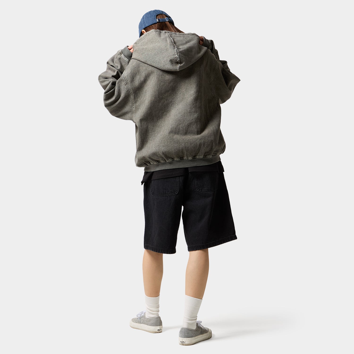 HUF (ハフ) Worldwide JP /HOODIES(パーカー)/ HUF eightynine WASHED FULL ZIP HOODIE商品 / PURPLE