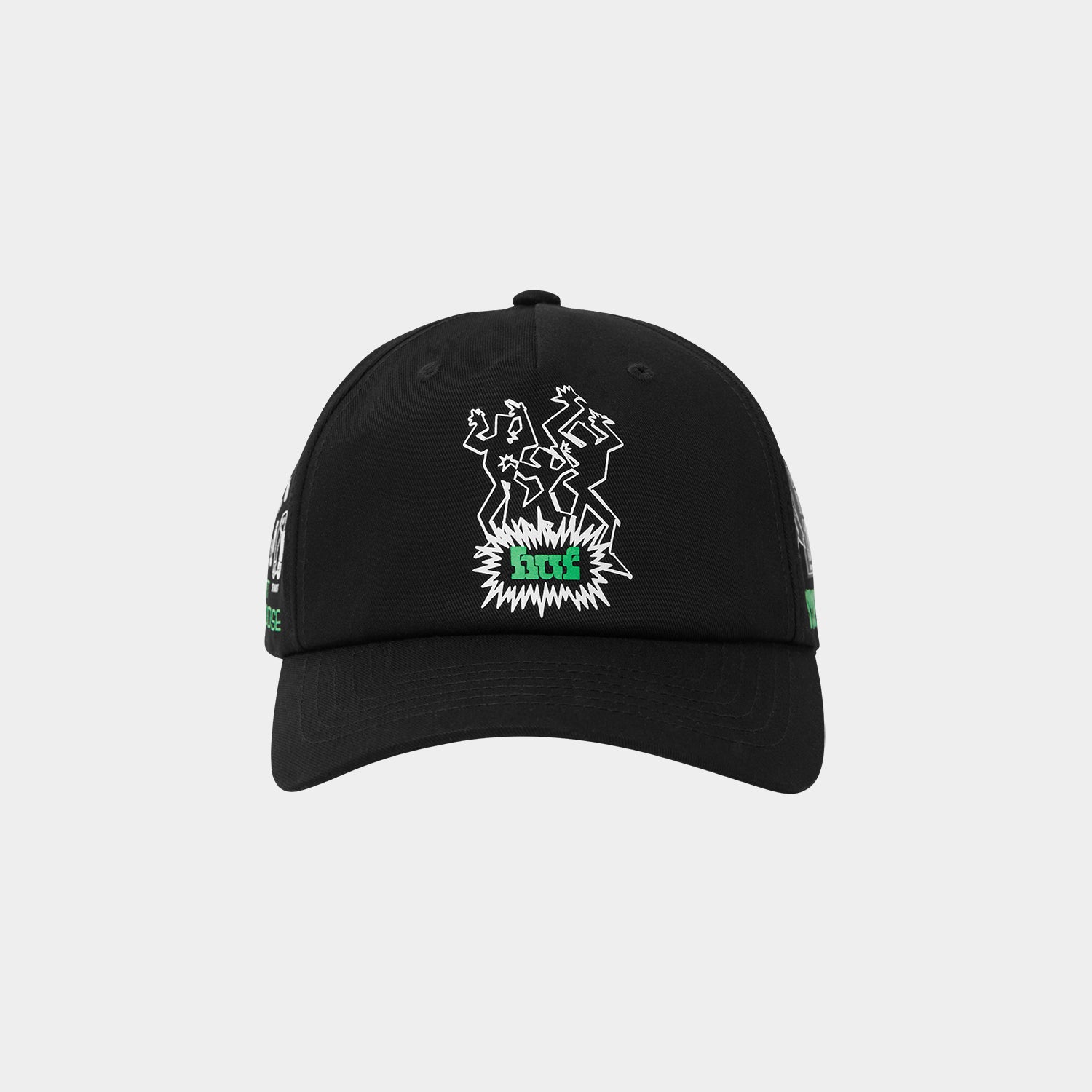 HUF (ハフ) Worldwide JP /HATS & BEANIES(ハット&ビーニー)/ EVERYBODY GET LOOSE SNAPBACK商品 / BLACK
