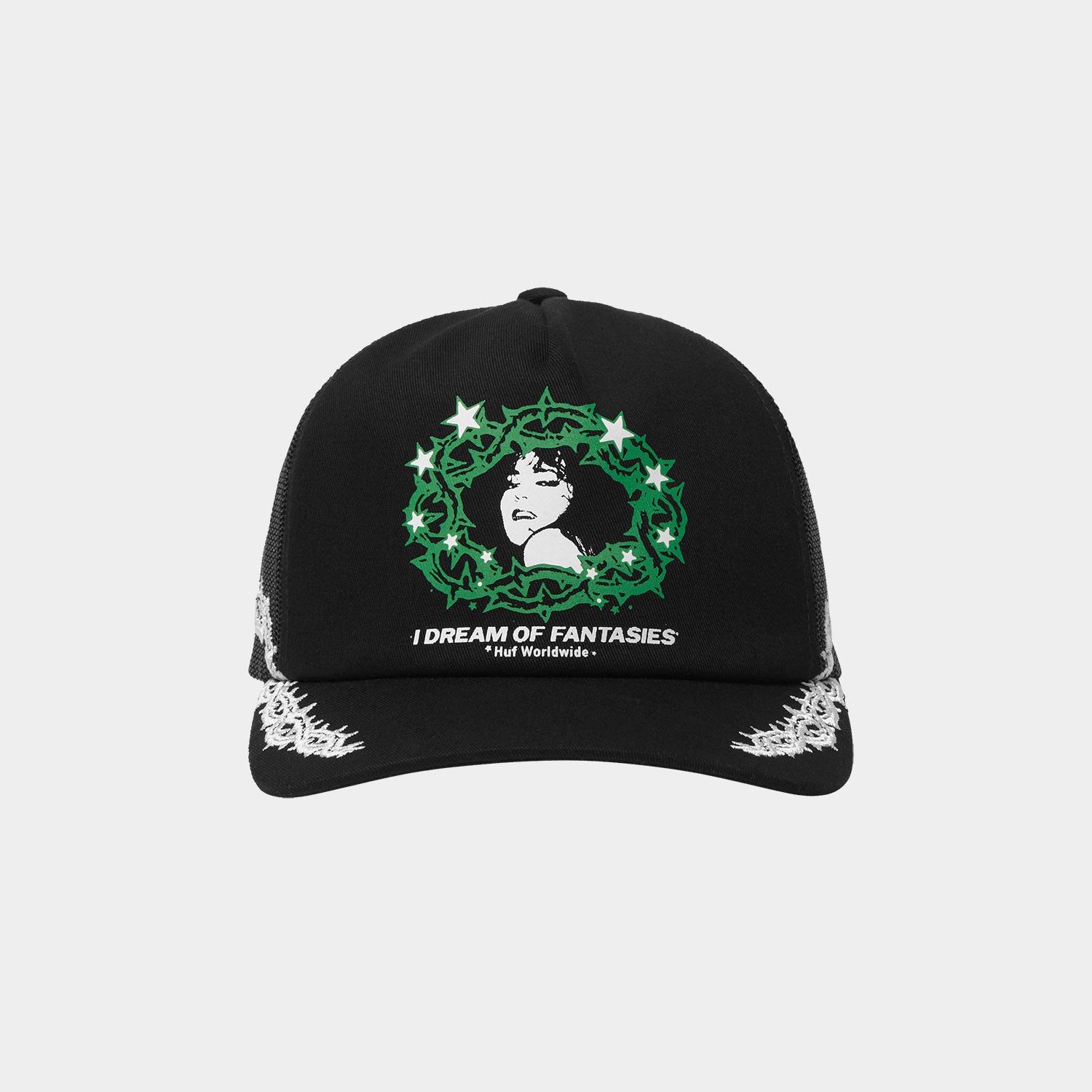 HUF (ハフ) Worldwide JP /HATS & BEANIES(ハット&ビーニー)/ FANTASIES TRUCKER HAT商品 / BLACK