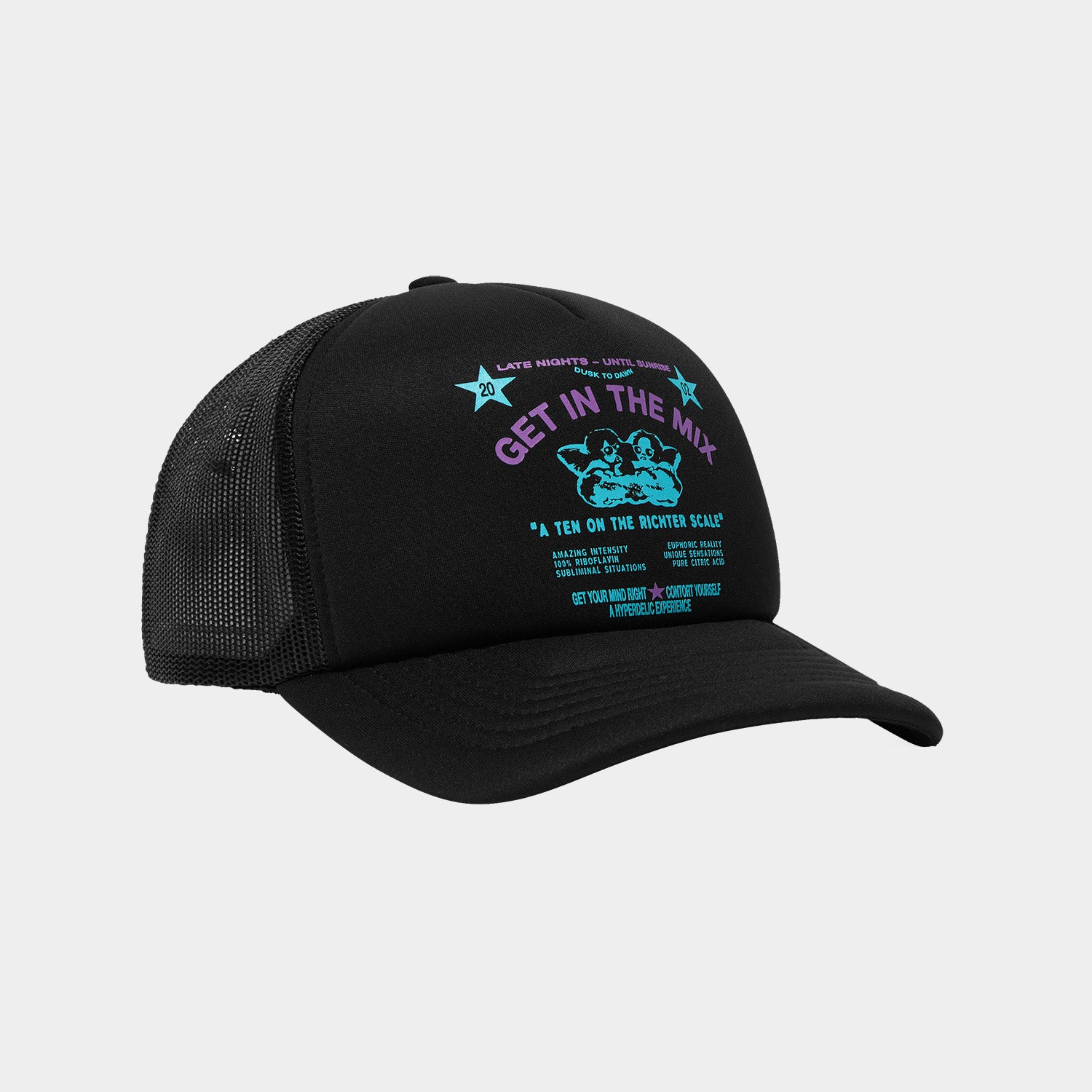 HUF (ハフ) Worldwide JP /HATS & BEANIES(ハット&ビーニー)/ AFTER MIDNIGHT TRUCKER HAT商品 / BLACK