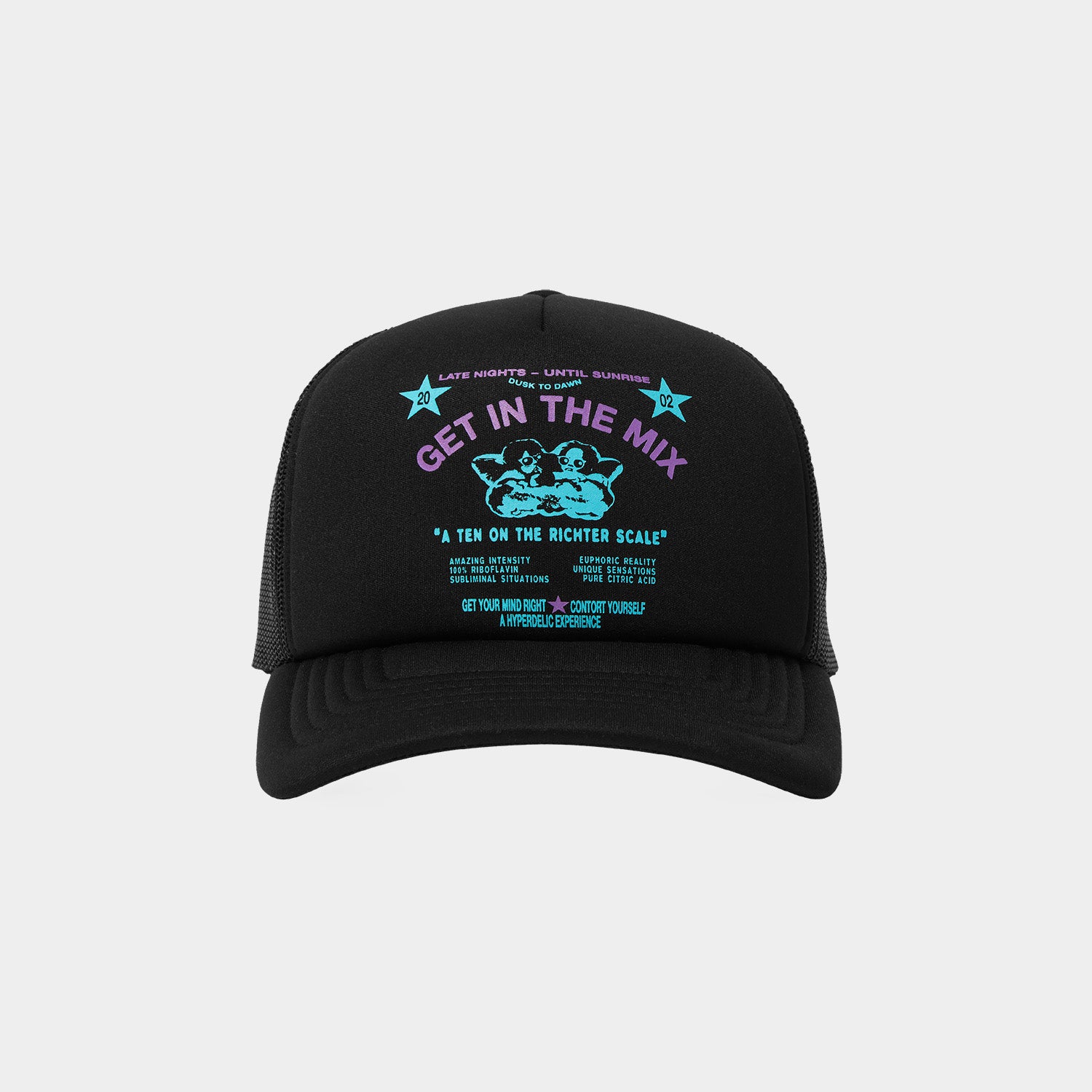 HUF (ハフ) Worldwide JP /HATS & BEANIES(ハット&ビーニー)/ AFTER MIDNIGHT TRUCKER HAT商品 / BLACK