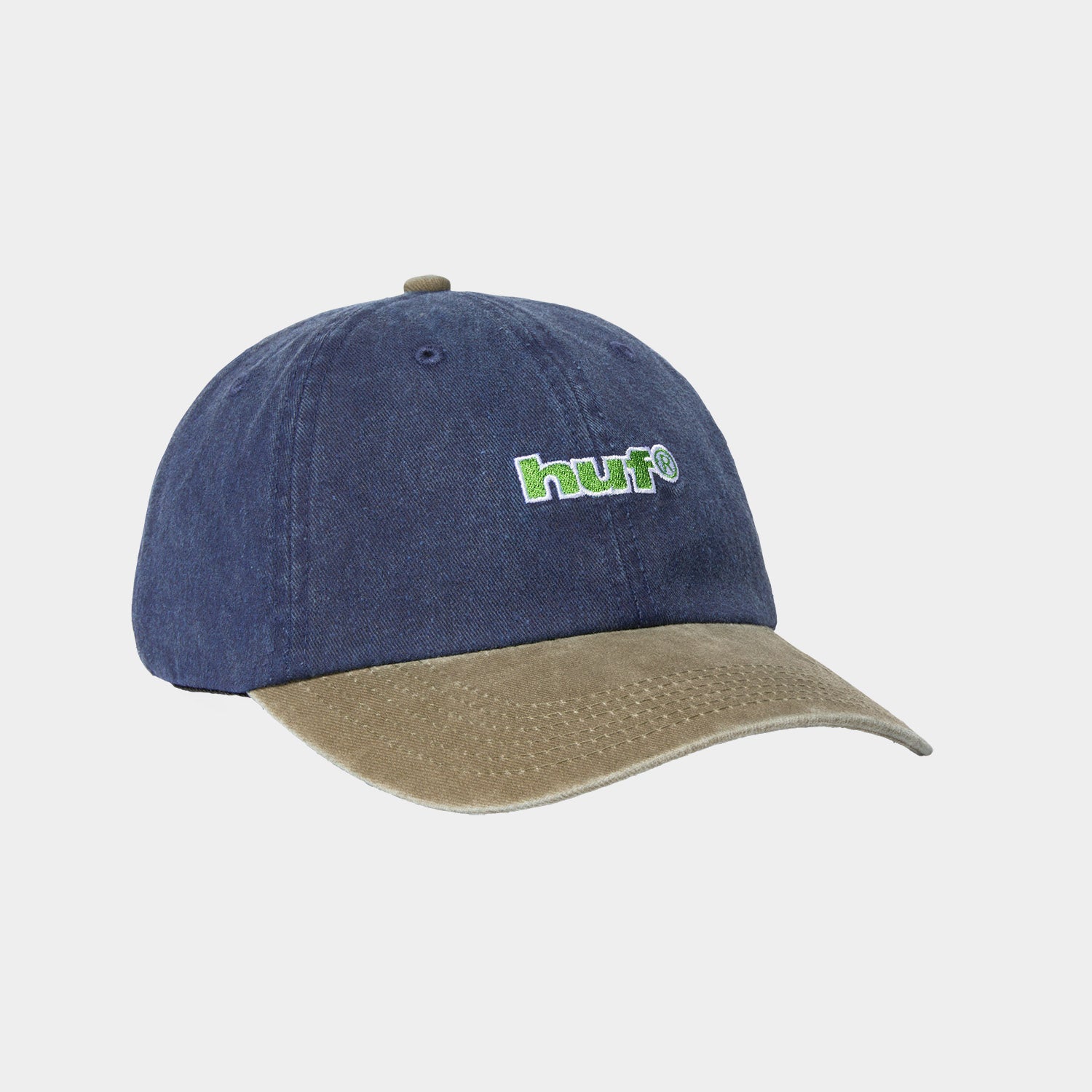 HUF (ハフ) Worldwide JP /HATS & BEANIES(ハット&ビーニー)/ TWO TONE 89 WASHED 6 PANEL HAT商品 / NAVY