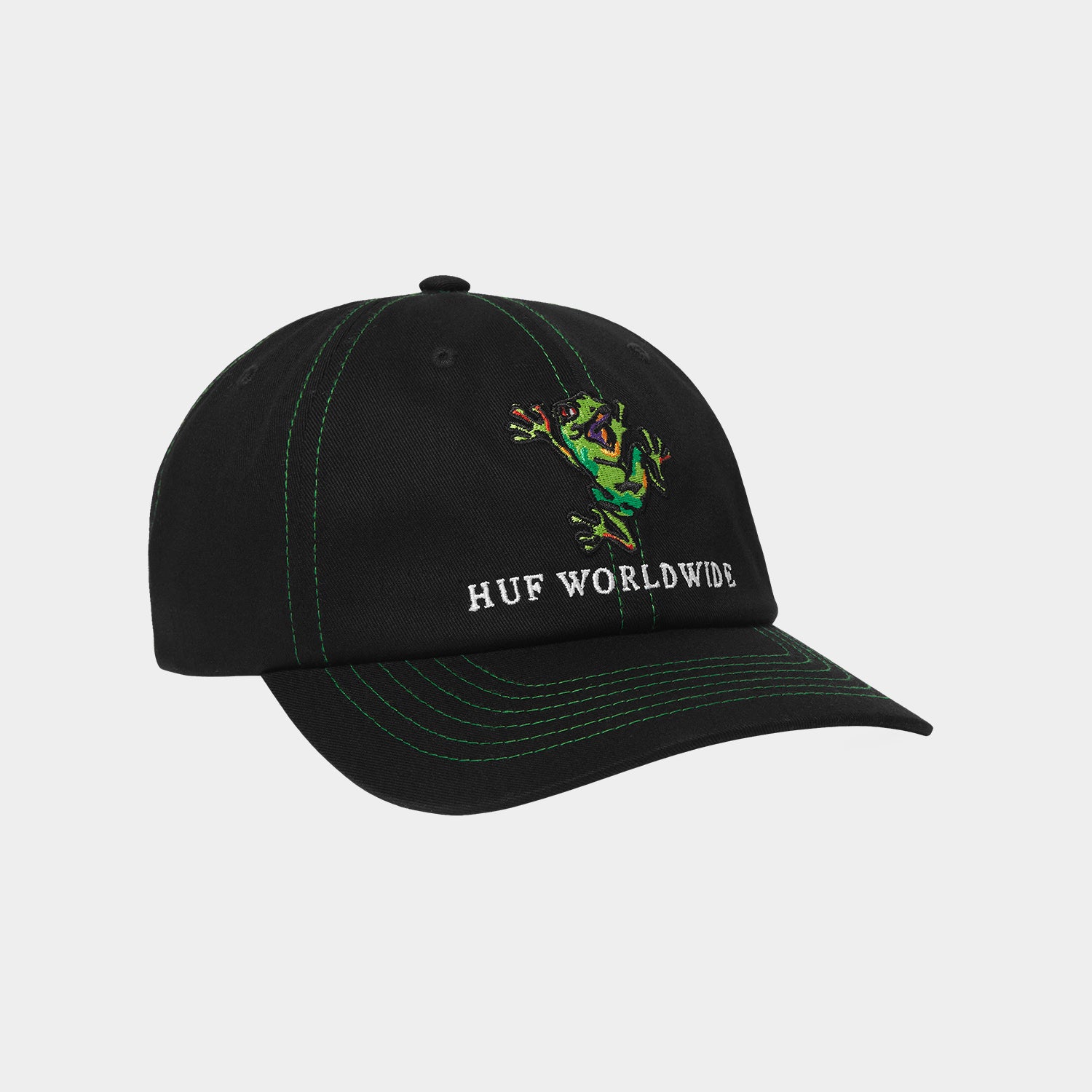 HUF (ハフ) Worldwide JP /HATS & BEANIES(ハット&ビーニー)/ STUCK ON YOU 6 PANEL CV HAT商品 / BLACK