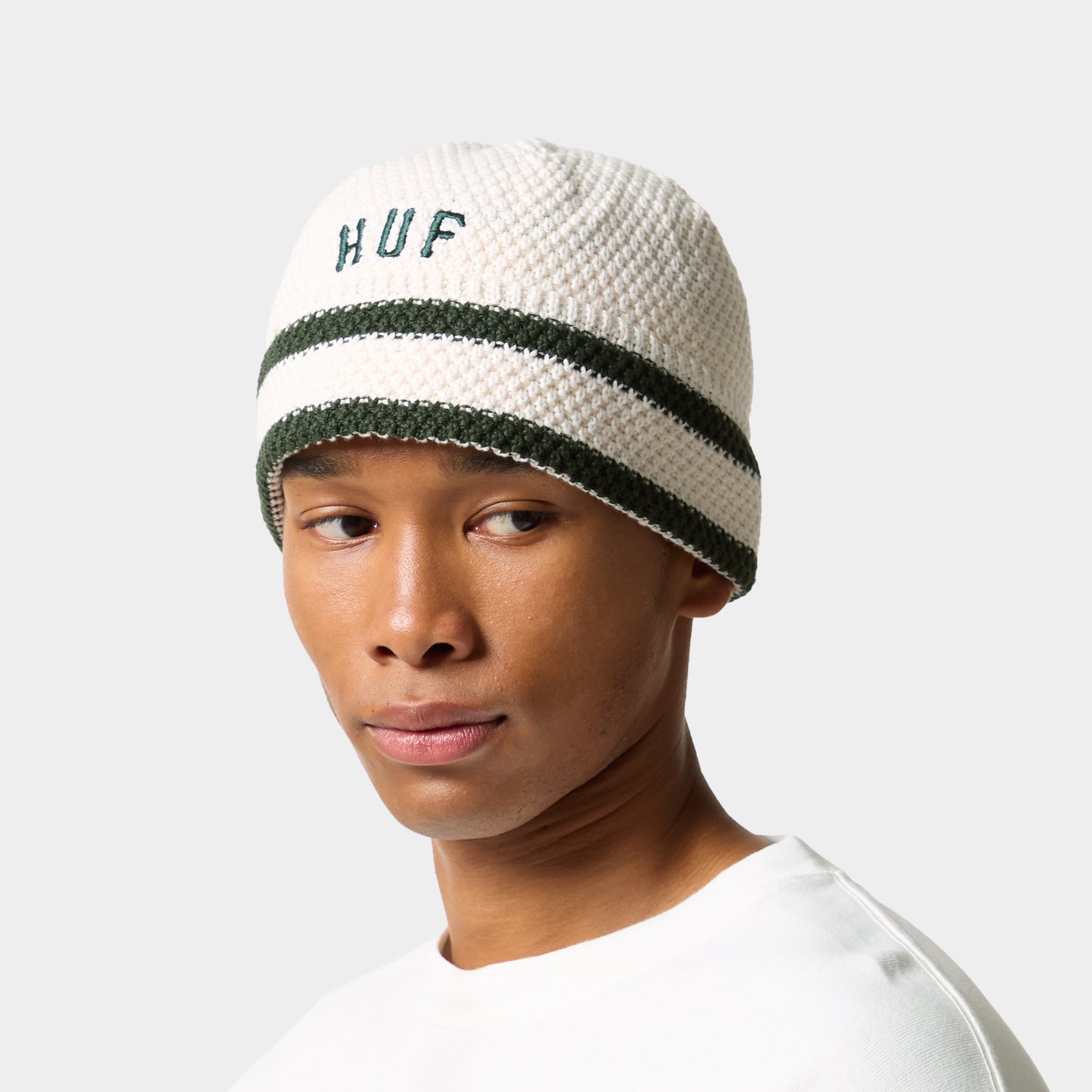 HUF (ハフ) Worldwide JP /HATS & BEANIES(ハット&ビーニー)/ ARCH KNIT BUCKET HAT商品 / BLEACH