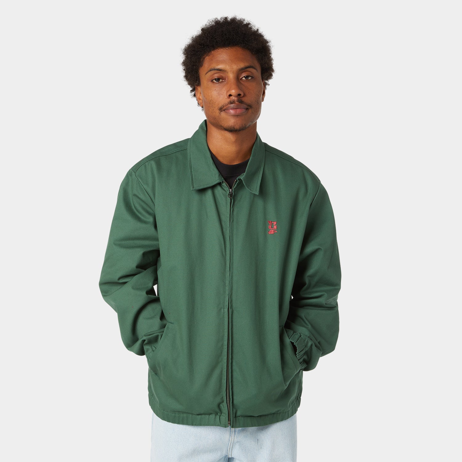HUF (ハフ) Worldwide JP /JACKETS(ジャケット)/ HUF SET MEGABLAST SHOP JACKET商品 / FOREST