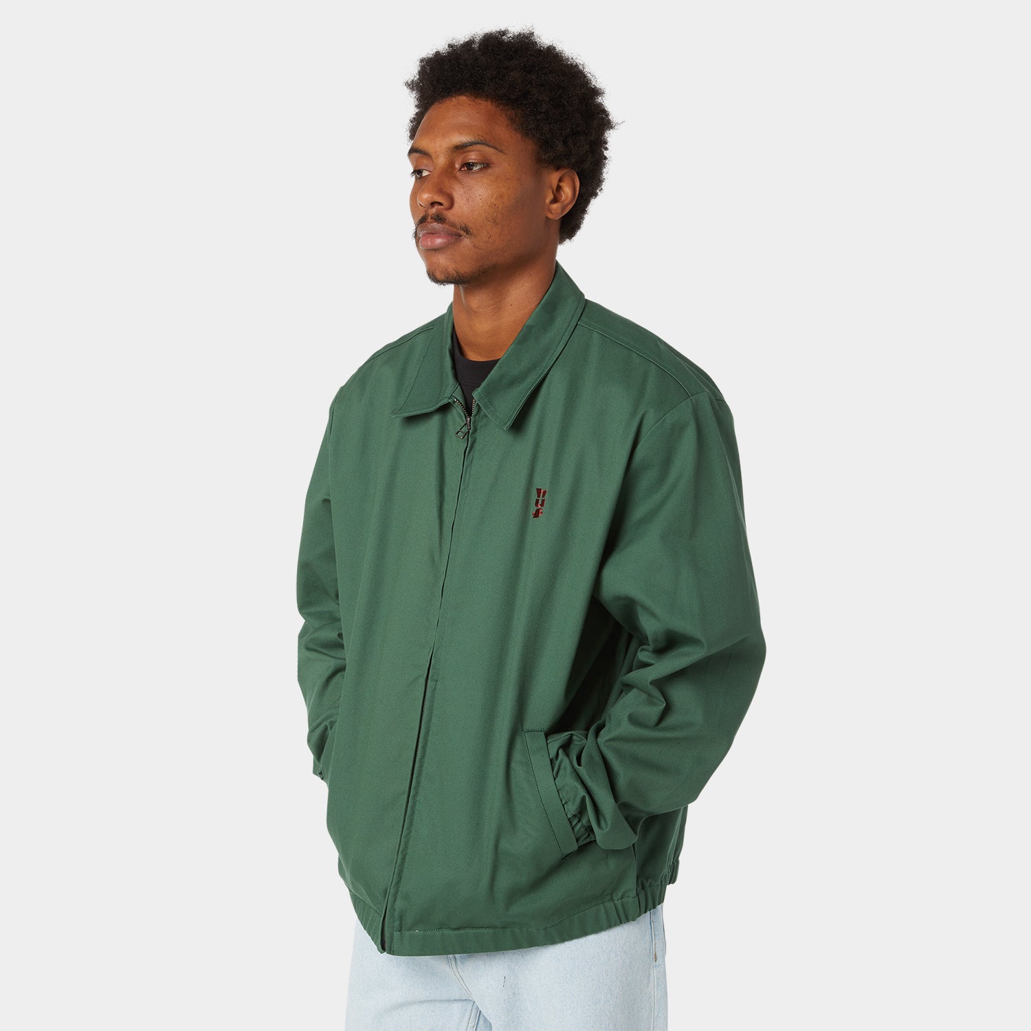 HUF (ハフ) Worldwide JP /JACKETS(ジャケット)/ HUF SET MEGABLAST SHOP JACKET商品 / FOREST