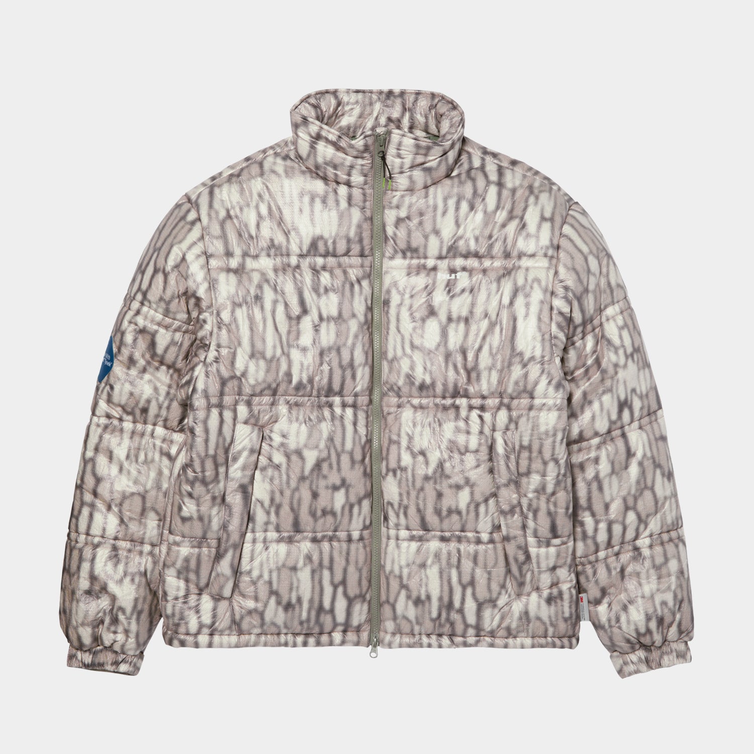 HUF (ハフ) Worldwide JP /JACKETS(ジャケット)/ 89 WARPED CAMO TYVEK PUFFER商品 / MUTED CAMO