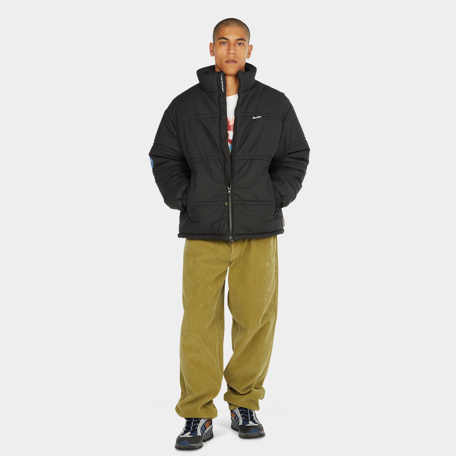 HUF (ハフ) Worldwide JP /JACKETS(ジャケット)/ 89 TYVEK PUFFER商品 / BLACK