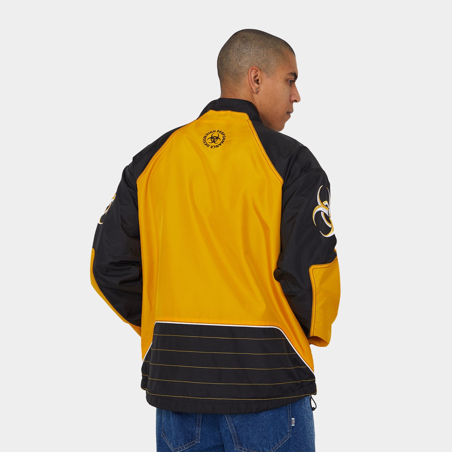 HUF (ハフ) Worldwide JP /JACKETS(ジャケット)/ SECTOR JACKET商品 / BLACK/YELLOW