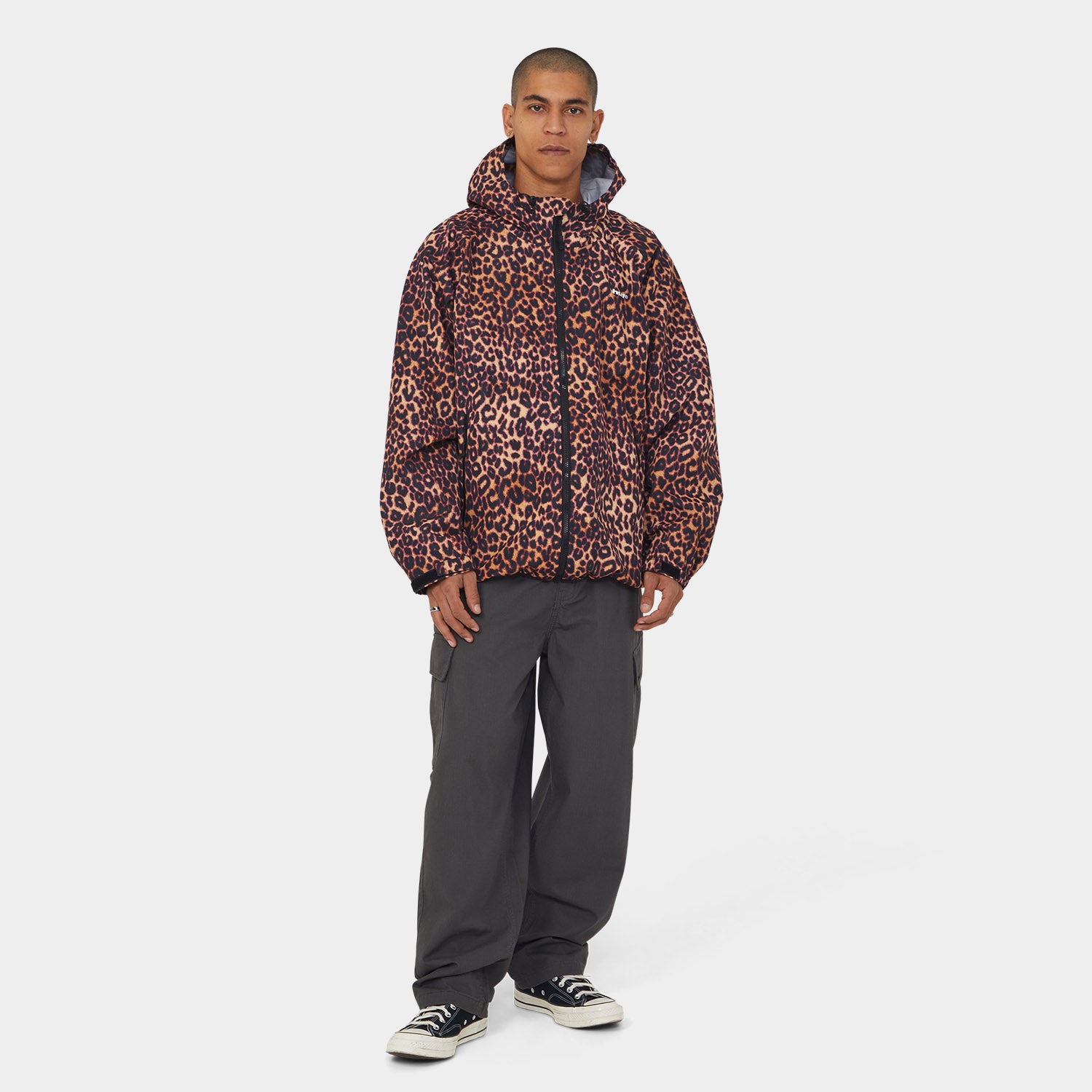 HUF (ハフ) Worldwide JP /JACKETS(ジャケット)/ RAINIER PRINTED SHELL JACKET商品 / BROWN