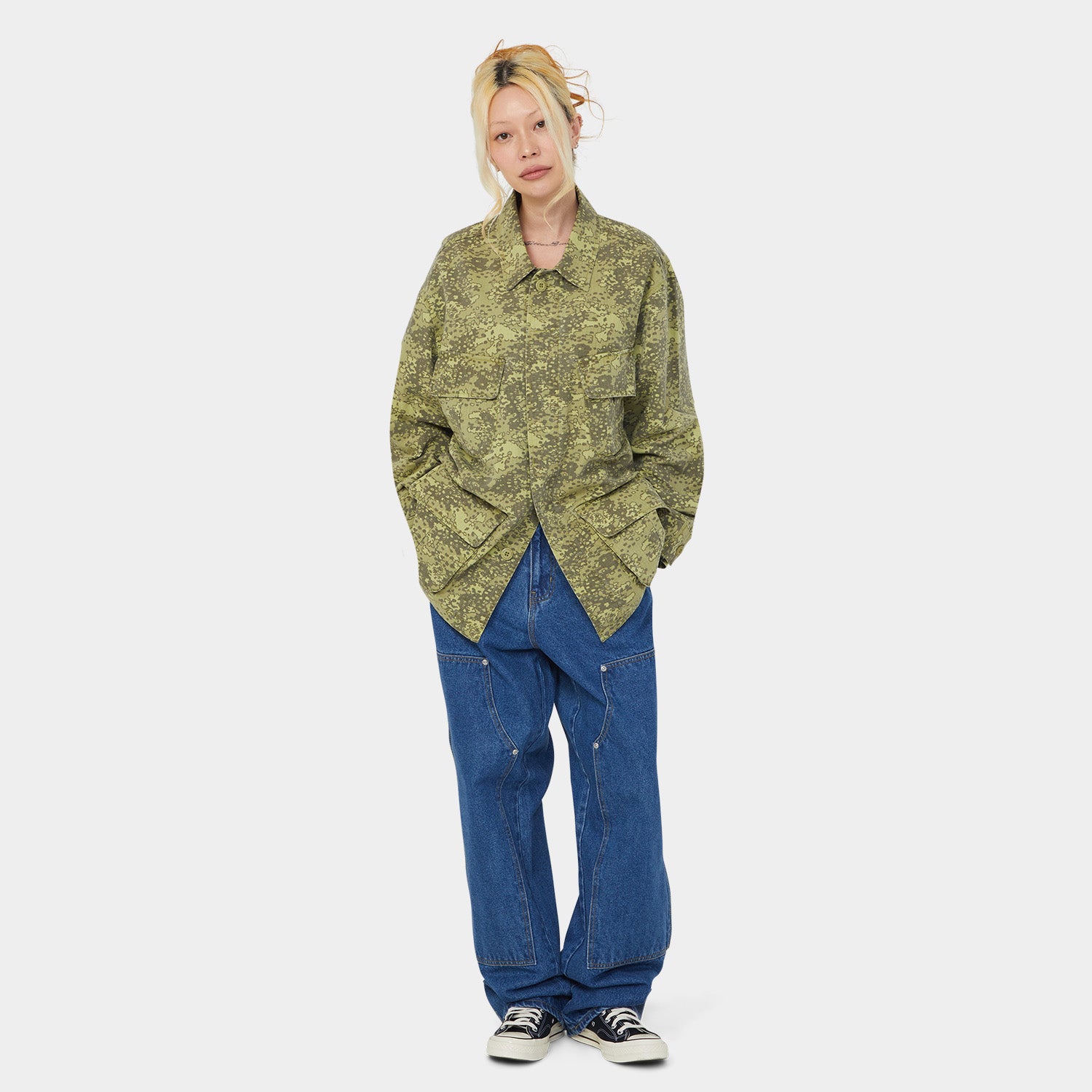 HUF (ハフ) Worldwide JP /JACKETS(ジャケット)/ DELTA BDU JACKET商品 / GREEN