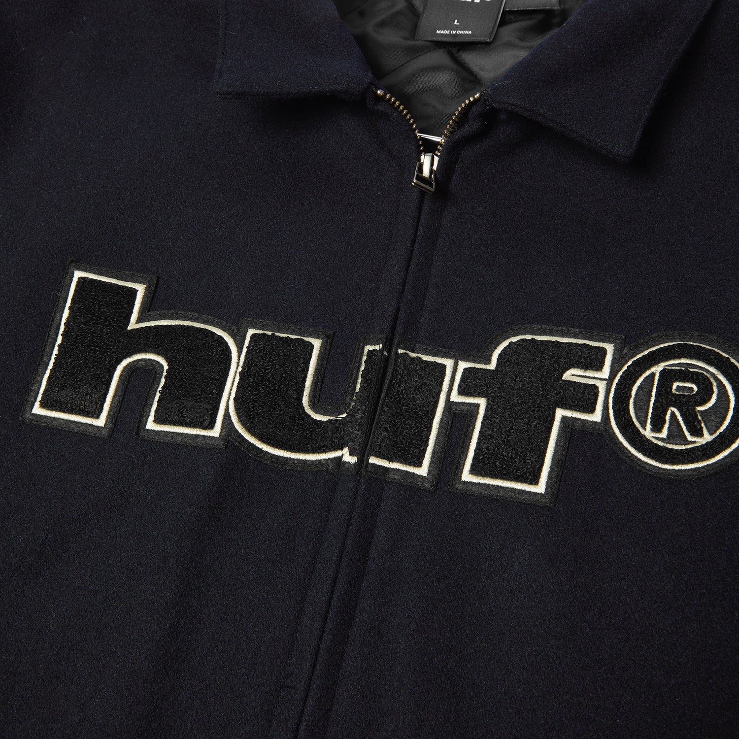 HUF (ハフ) Worldwide JP /JACKETS(ジャケット)/ DISNEY | HUF WORLDWIDE TOUR VARSITY JACKET商品 / NAVY
