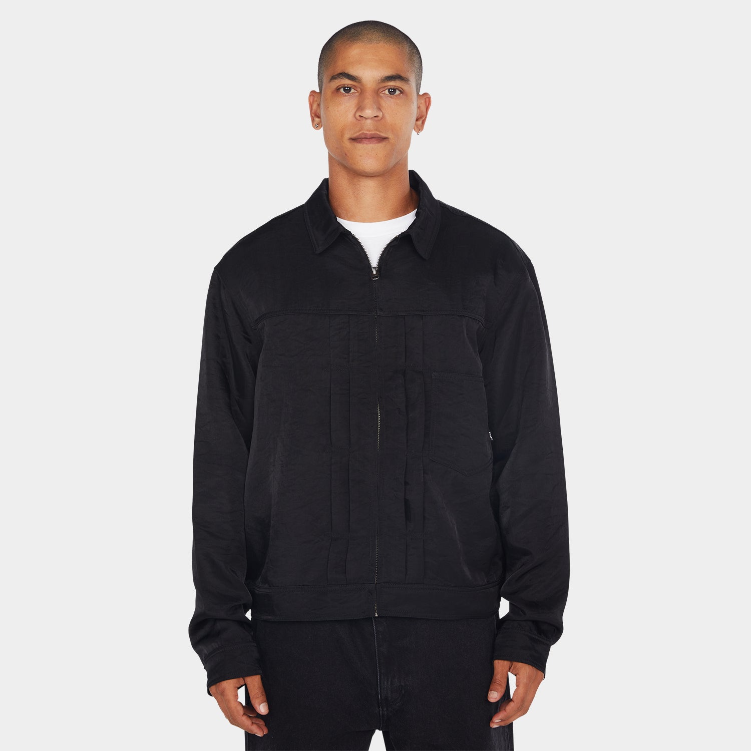 HUF (ハフ) Worldwide JP /JACKETS(ジャケット)/ HUF X THRASHER TRUCKER JACKET商品 / BLACK
