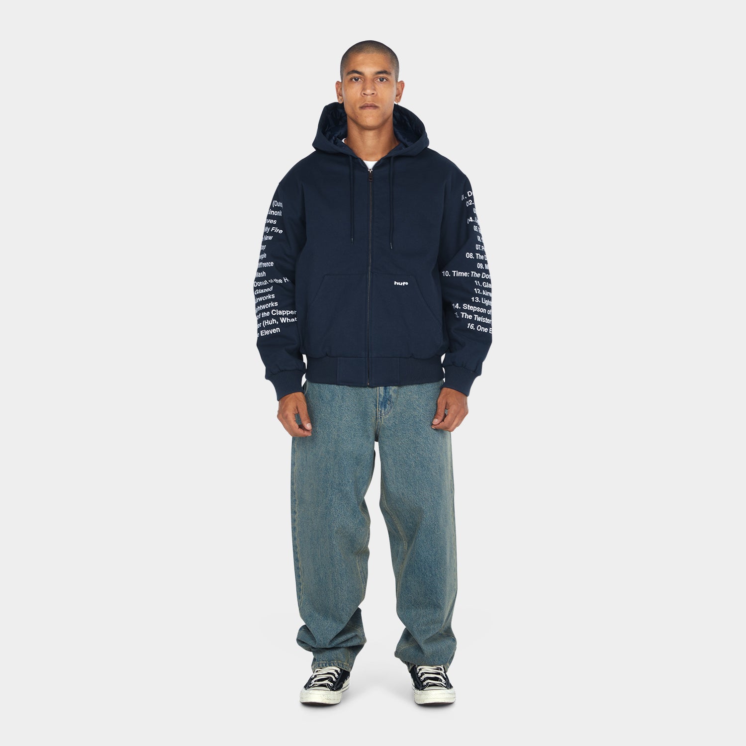 HUF (ハフ) Worldwide JP /JACKETS(ジャケット)/ HUF X J DILLA WORK JACKET商品 / NAVY