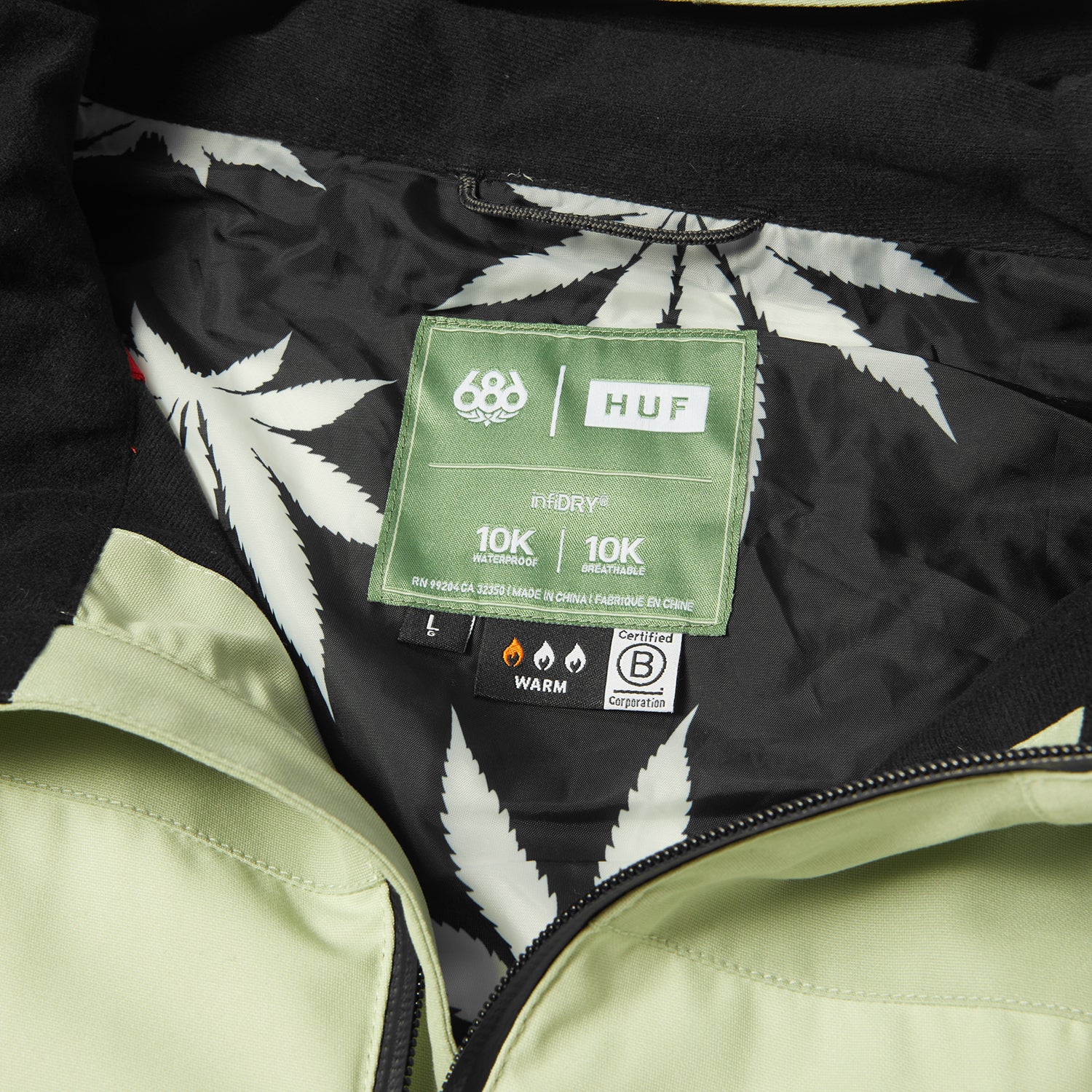 HUF (ハフ) Worldwide JP /JACKETS(ジャケット)/ HUF X 686 DOUBLE H JACKET商品 / HUF GREEN