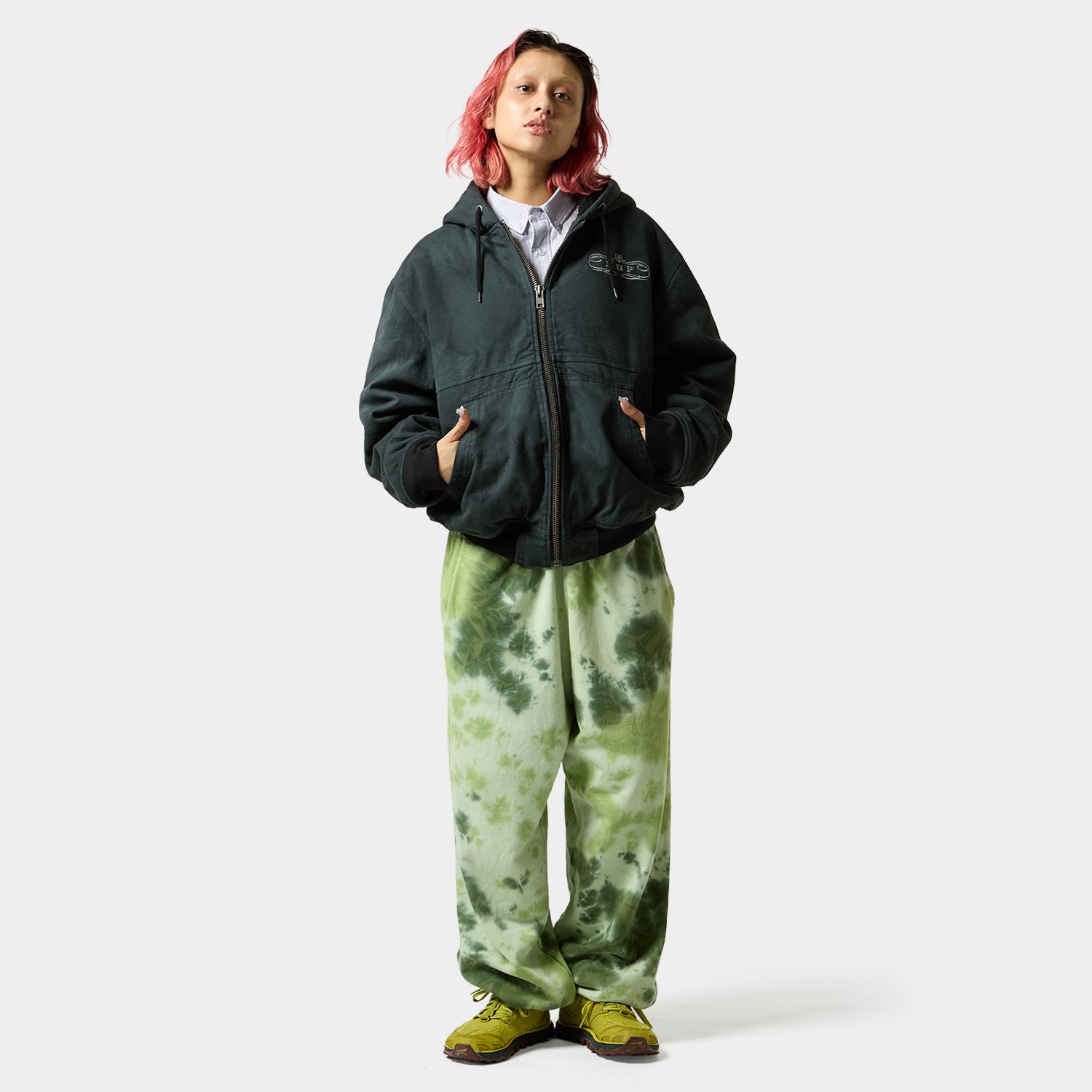 HUF (ハフ) Worldwide JP /JACKETS(ジャケット)/ WORLDWIDE CLOTHIERS HOODED JACKET商品 / BEIGE