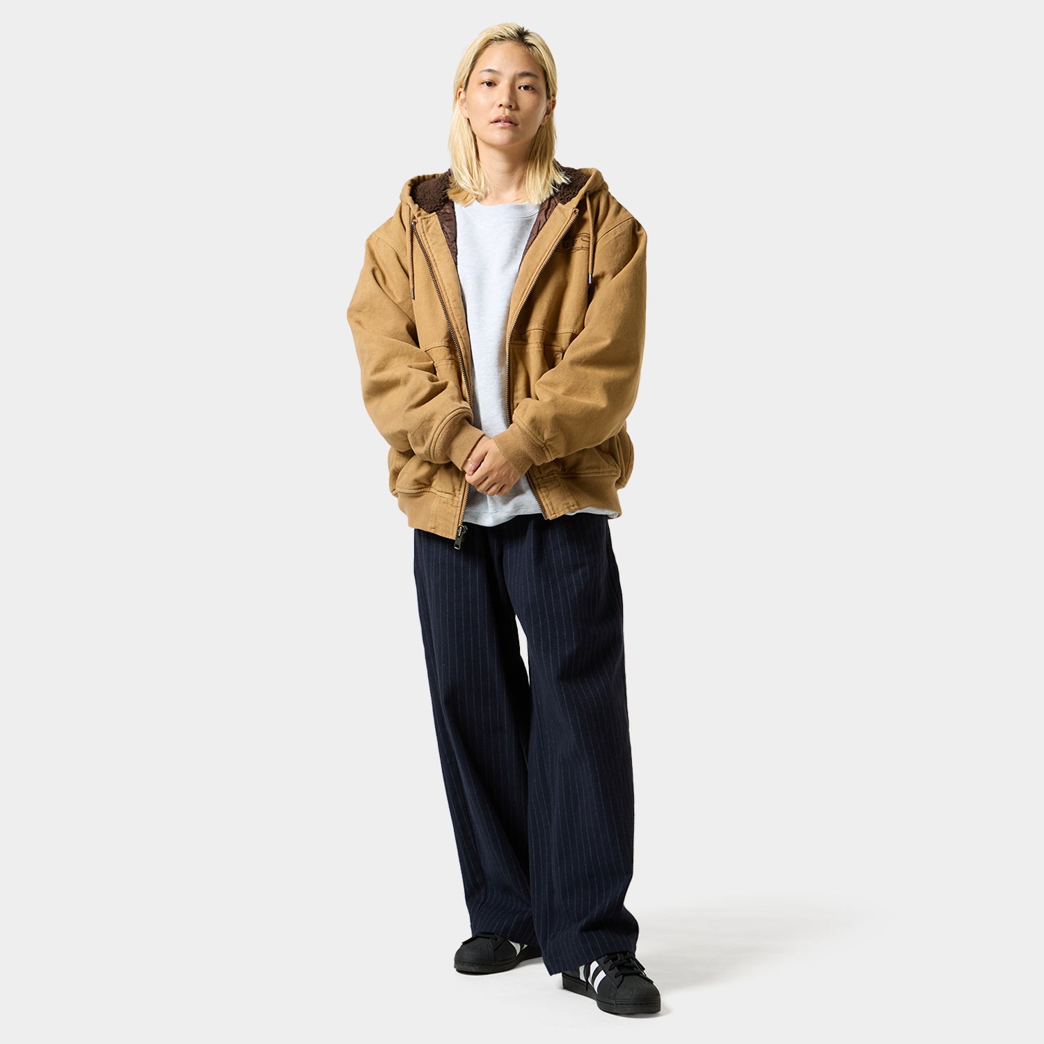 HUF (ハフ) Worldwide JP /JACKETS(ジャケット)/ WORLDWIDE CLOTHIERS HOODED JACKET商品 / BEIGE