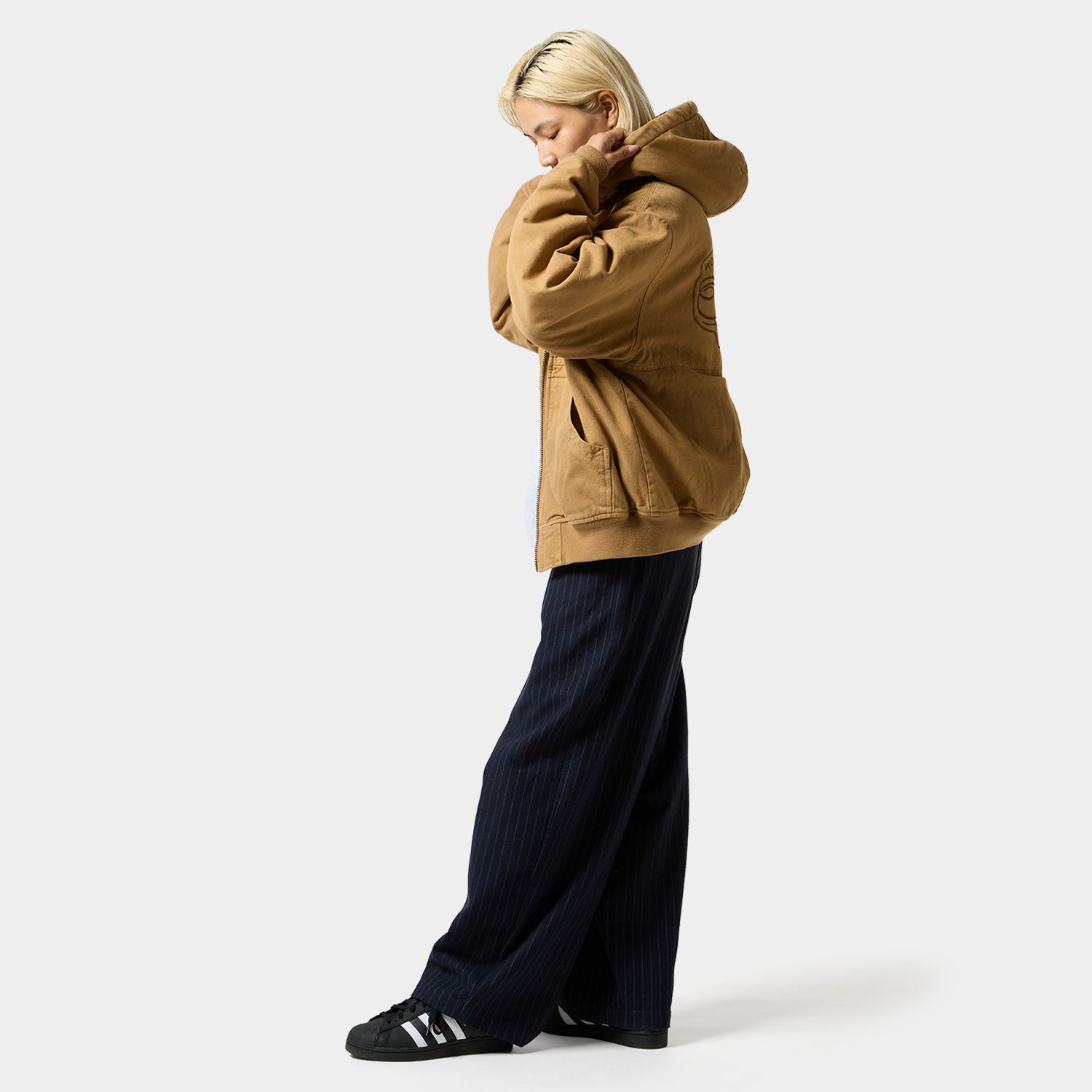 HUF (ハフ) Worldwide JP /JACKETS(ジャケット)/ WORLDWIDE CLOTHIERS HOODED JACKET商品 / BEIGE