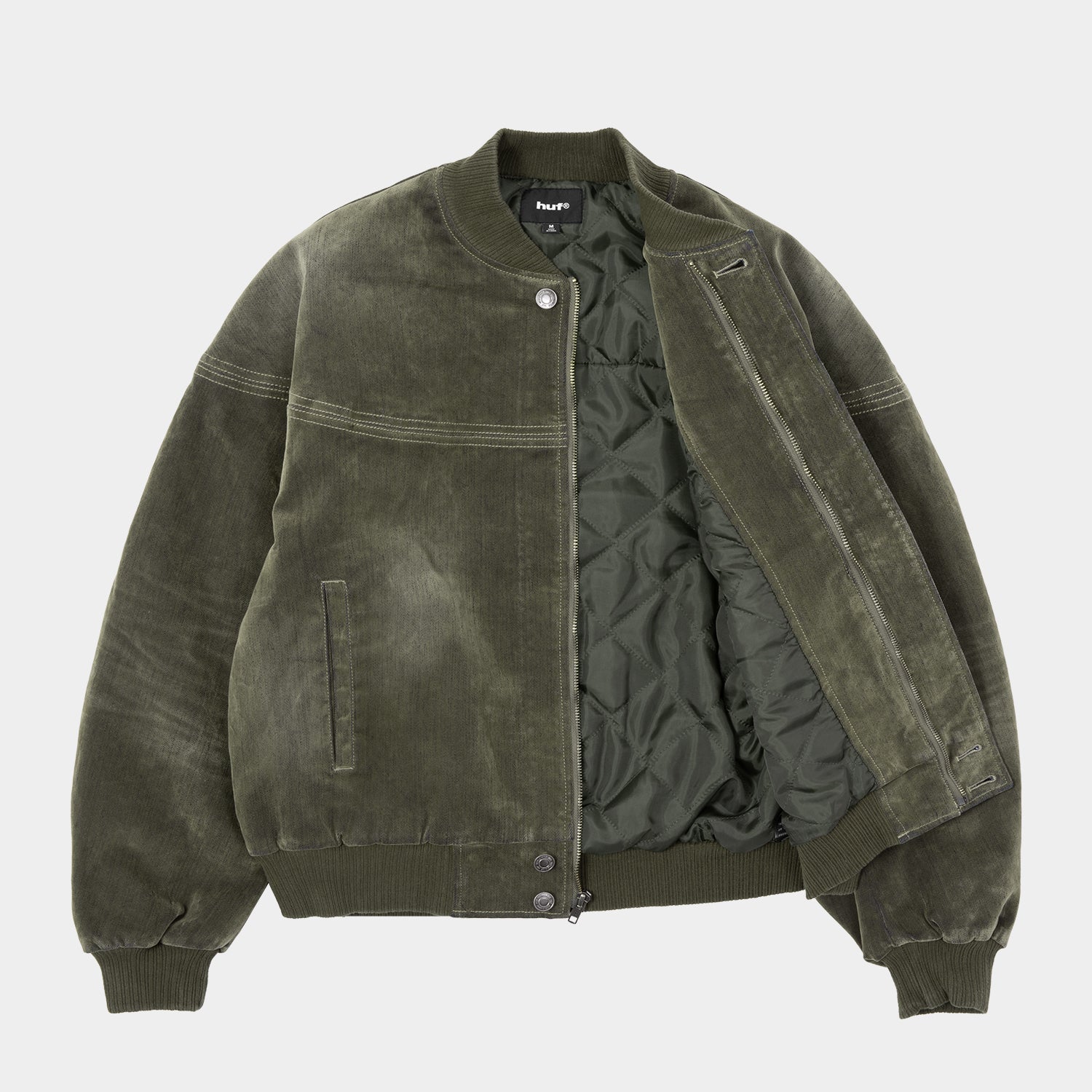 HUF (ハフ) Worldwide JP /JACKETS(ジャケット)/ HUF eightynine BOMBER JACKET商品 / OLIVE
