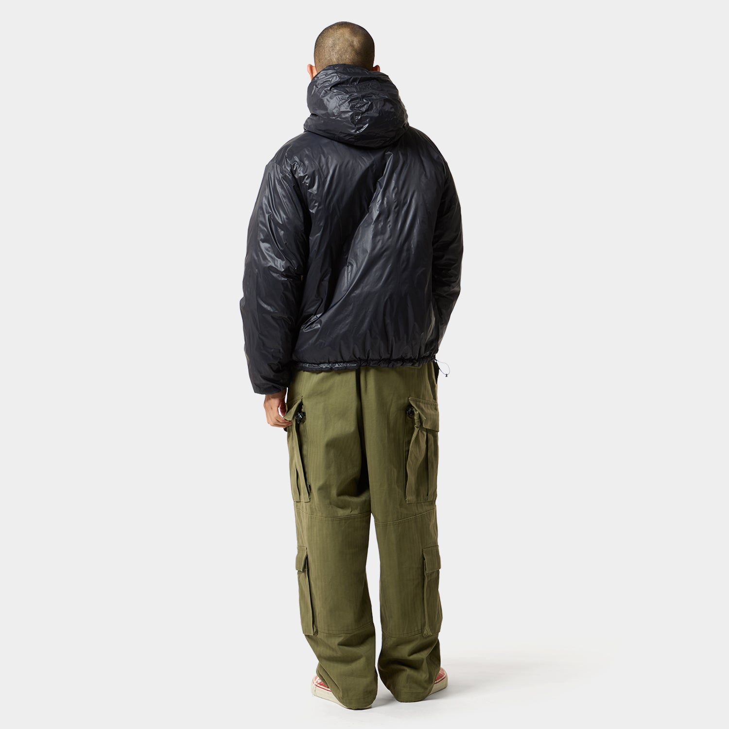 HUF (ハフ) Worldwide JP /JACKETS(ジャケット)/ HUF X TAION CASCADE PACKABLE HOODED DOWN JACKET商品 / BLACK
